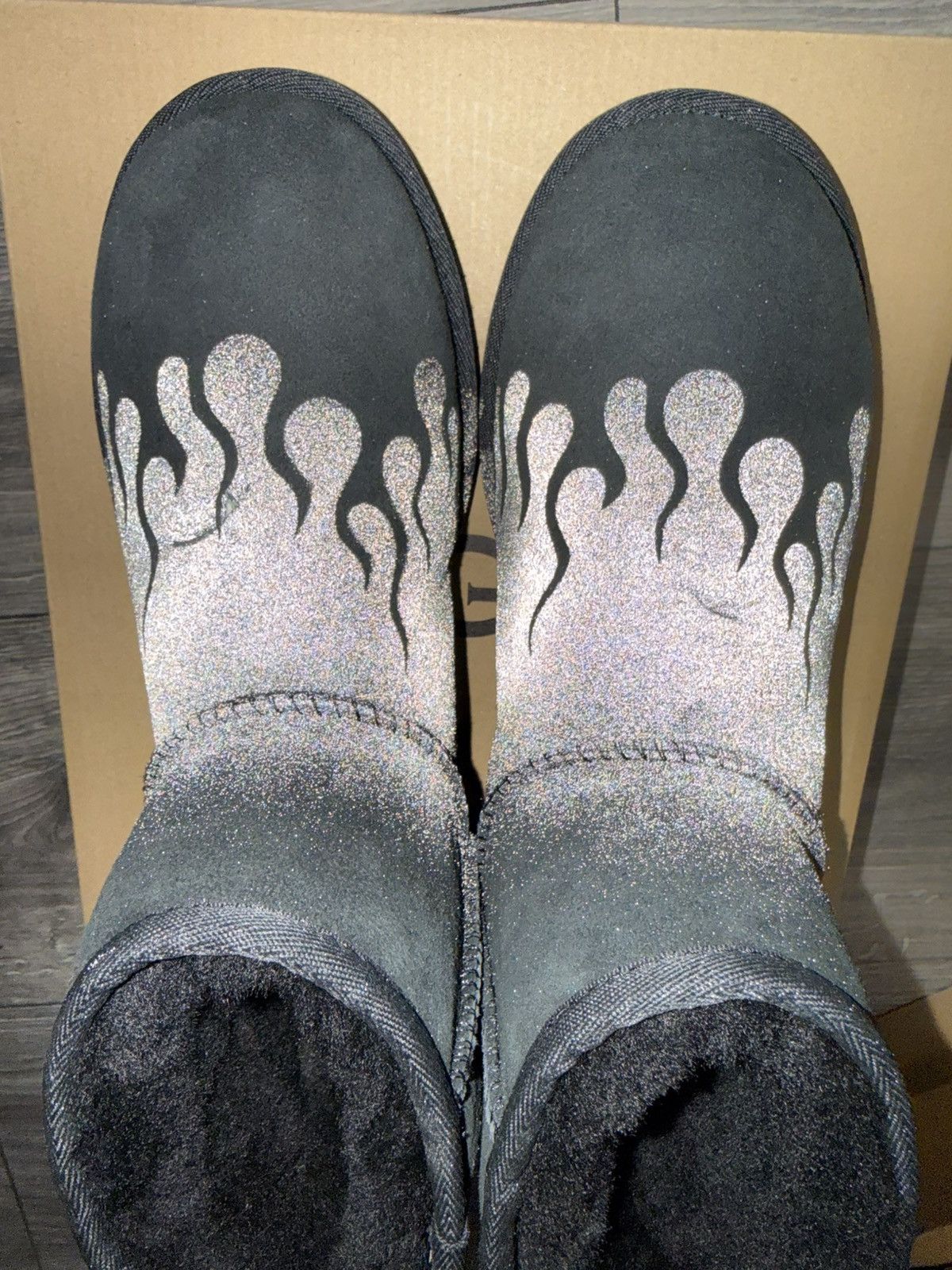 Ugg Loso flame Ugg classic mini reflective black Size US 9 / IT 39 - 3 Thumbnail