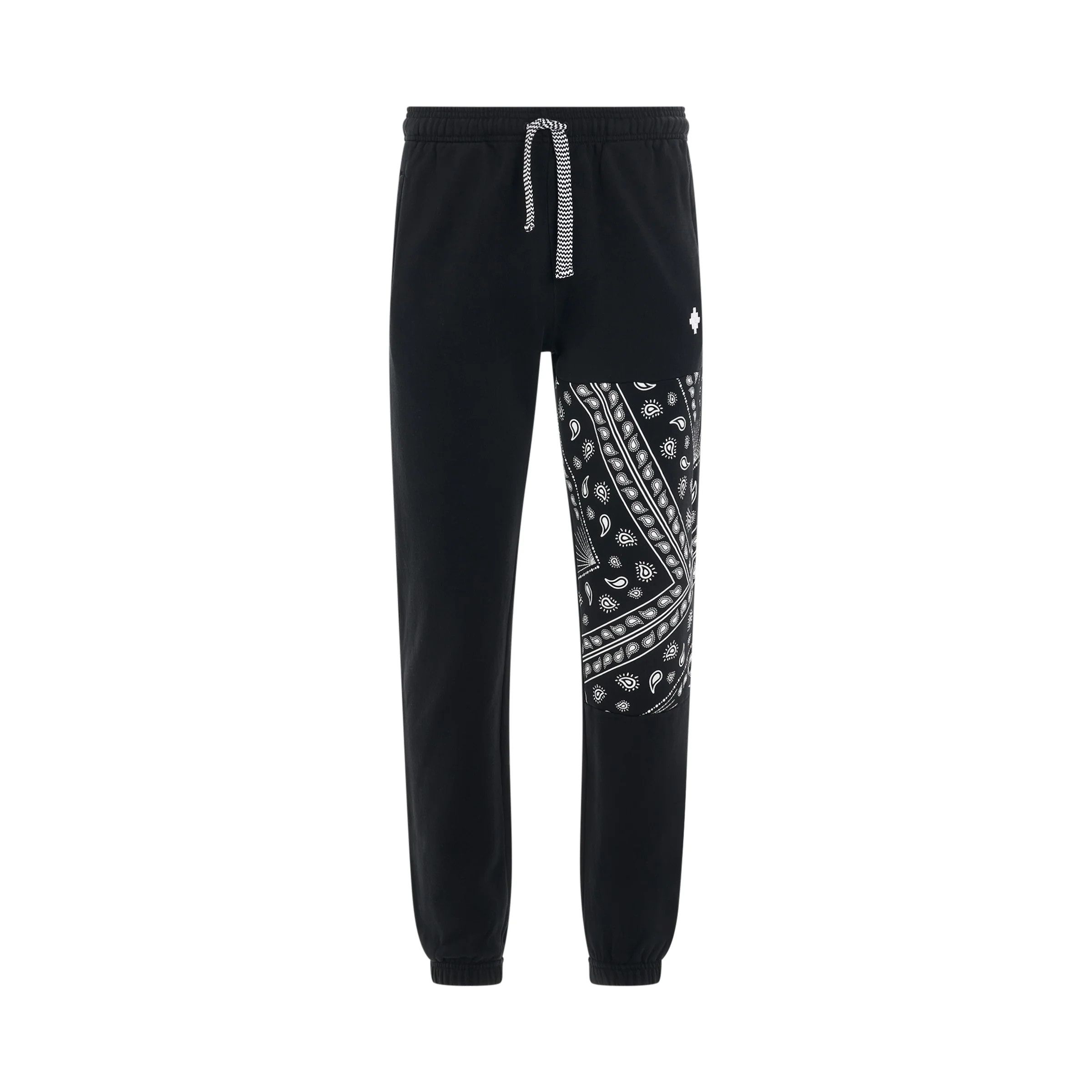 Marcelo Burlon o1mris0824 Relax Sweatpants in Black Size US 30 / EU 46 - 1 Thumbnail