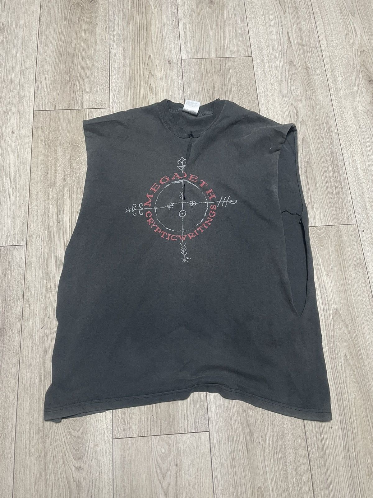 Band Tees × Megadeth × Vintage Trashed Megadeth 1997 Cryptic Writings Vintage T Shirt 90s Size US XL / EU 56 / 4 - 2 Thumbnail