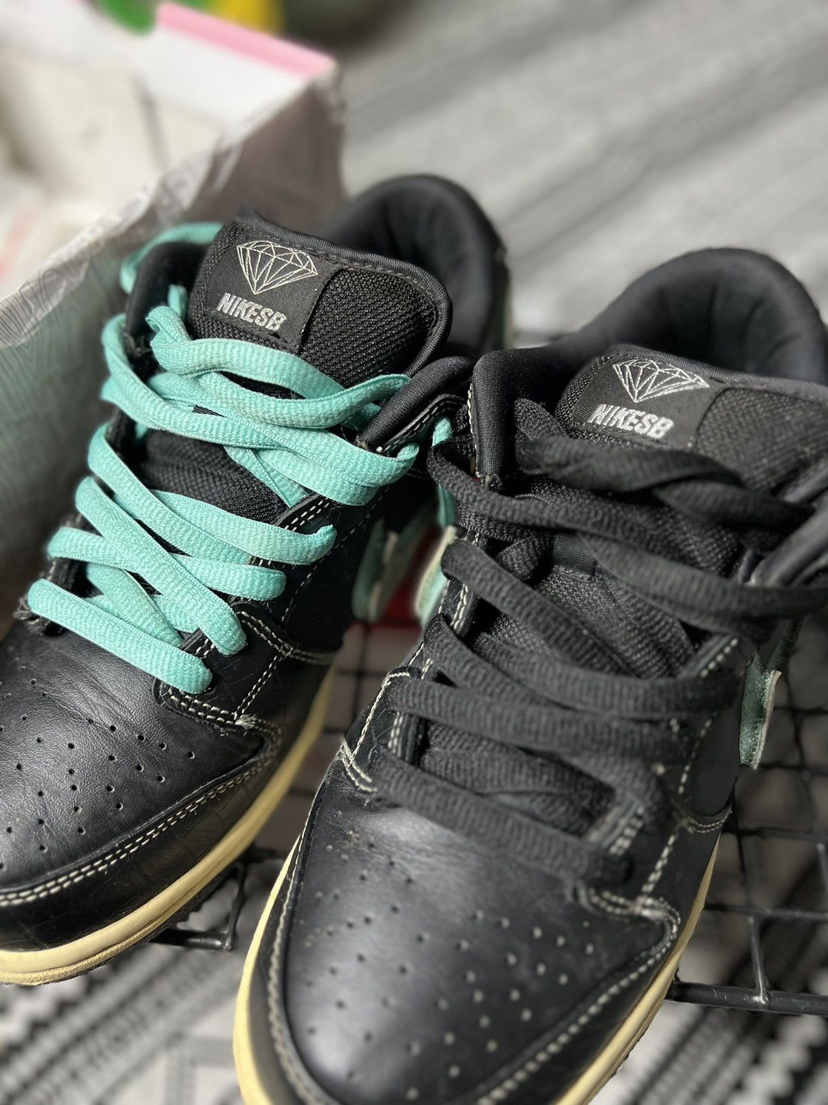 Diamond Supply Co. × Nike Nike Sb Dunk Low X Diamond Supply Size US 7.5 / EU 40-41 - 9 Thumbnail