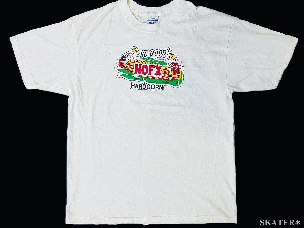 Image of Band Tees Nofx 90's ( Dead Stock ) in White, Men's (Size XL)