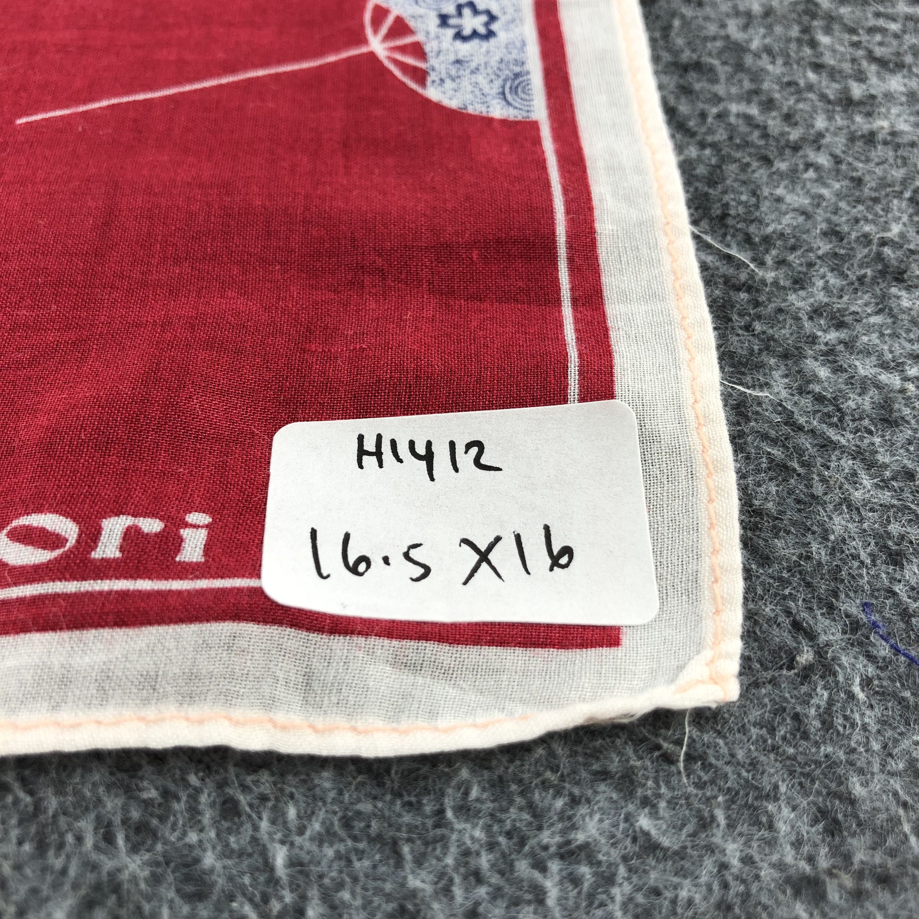 Hanae Mori Hanae Mori Handkerchief Neckerchief Bandana H1412 Size ONE SIZE - 7 Thumbnail