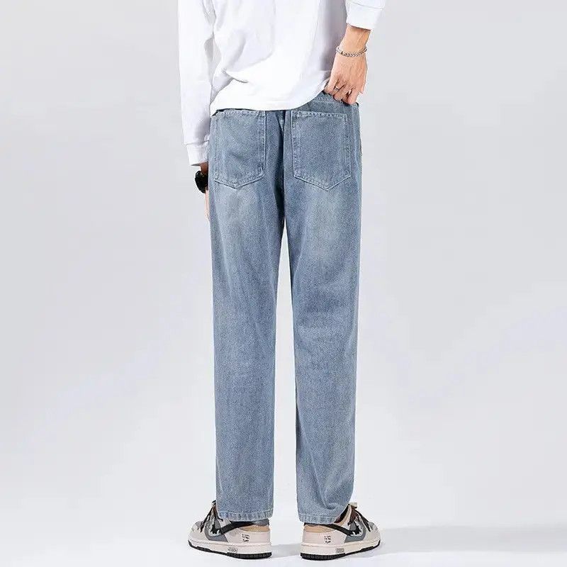Japanese Brand Retro loose high street straight leg jeans Size US 32 / EU 48 - 2 Thumbnail