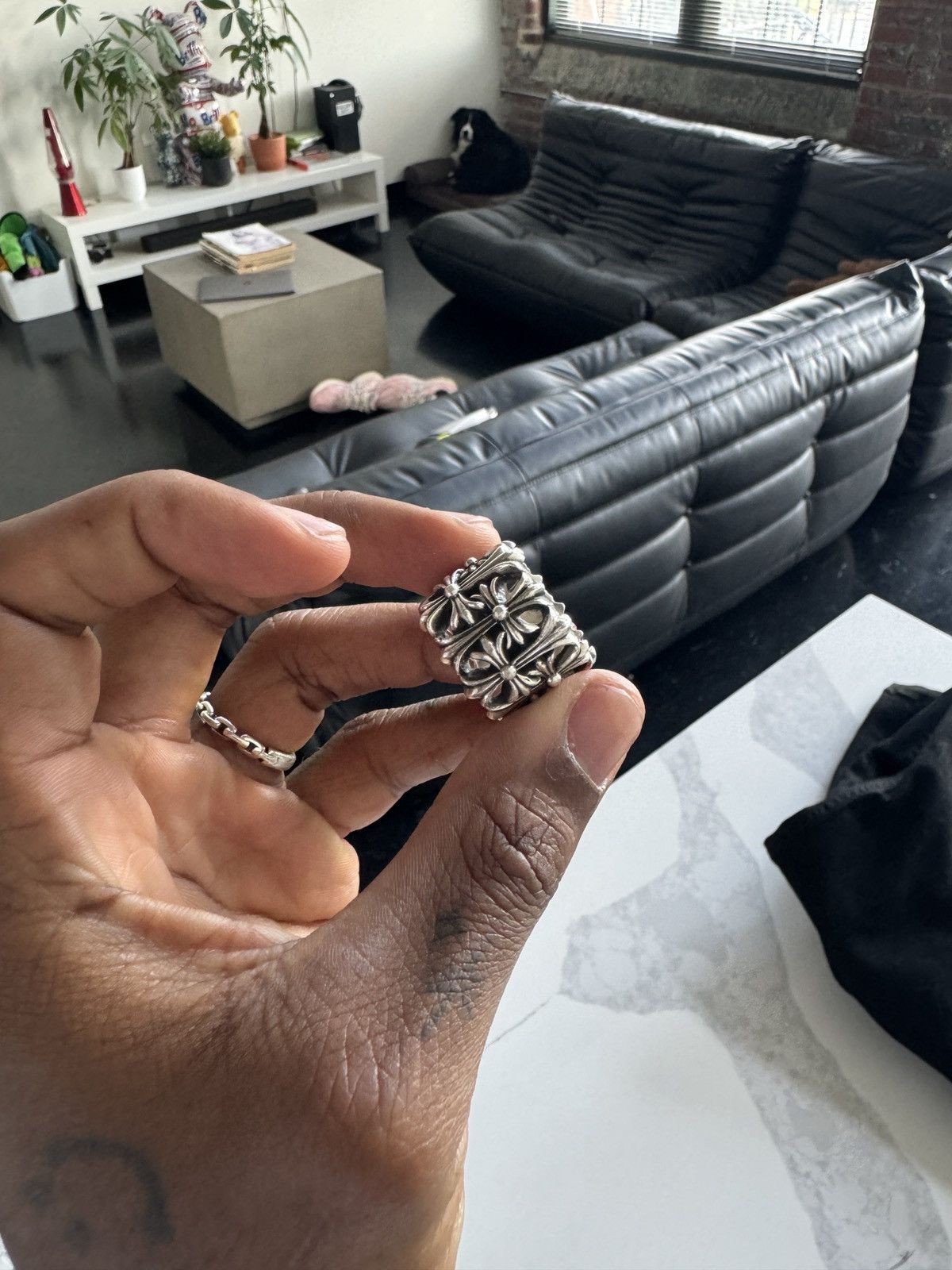 Chrome Hearts Chrome Hearts Cemetery Ring Size ONE SIZE - 5 Thumbnail