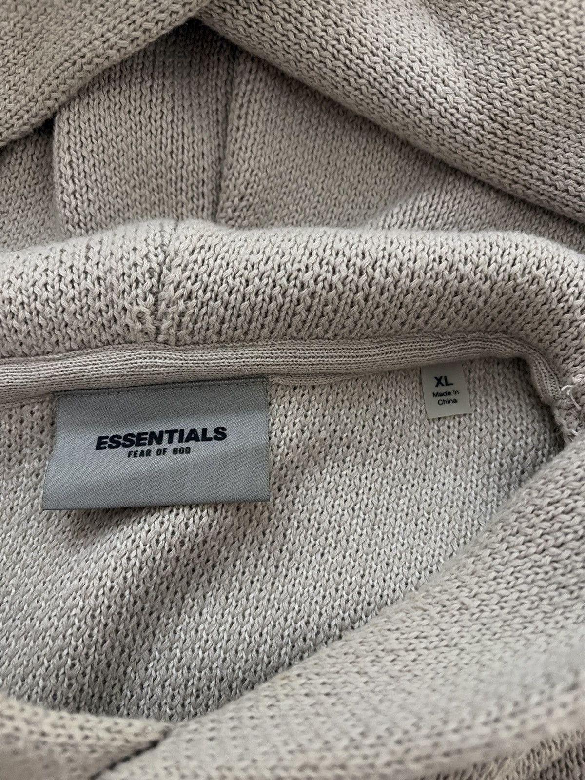 Fear of God Fear Of God Essentials Knit Hoodie Size US XL / EU 56 / 4 - 2 Thumbnail