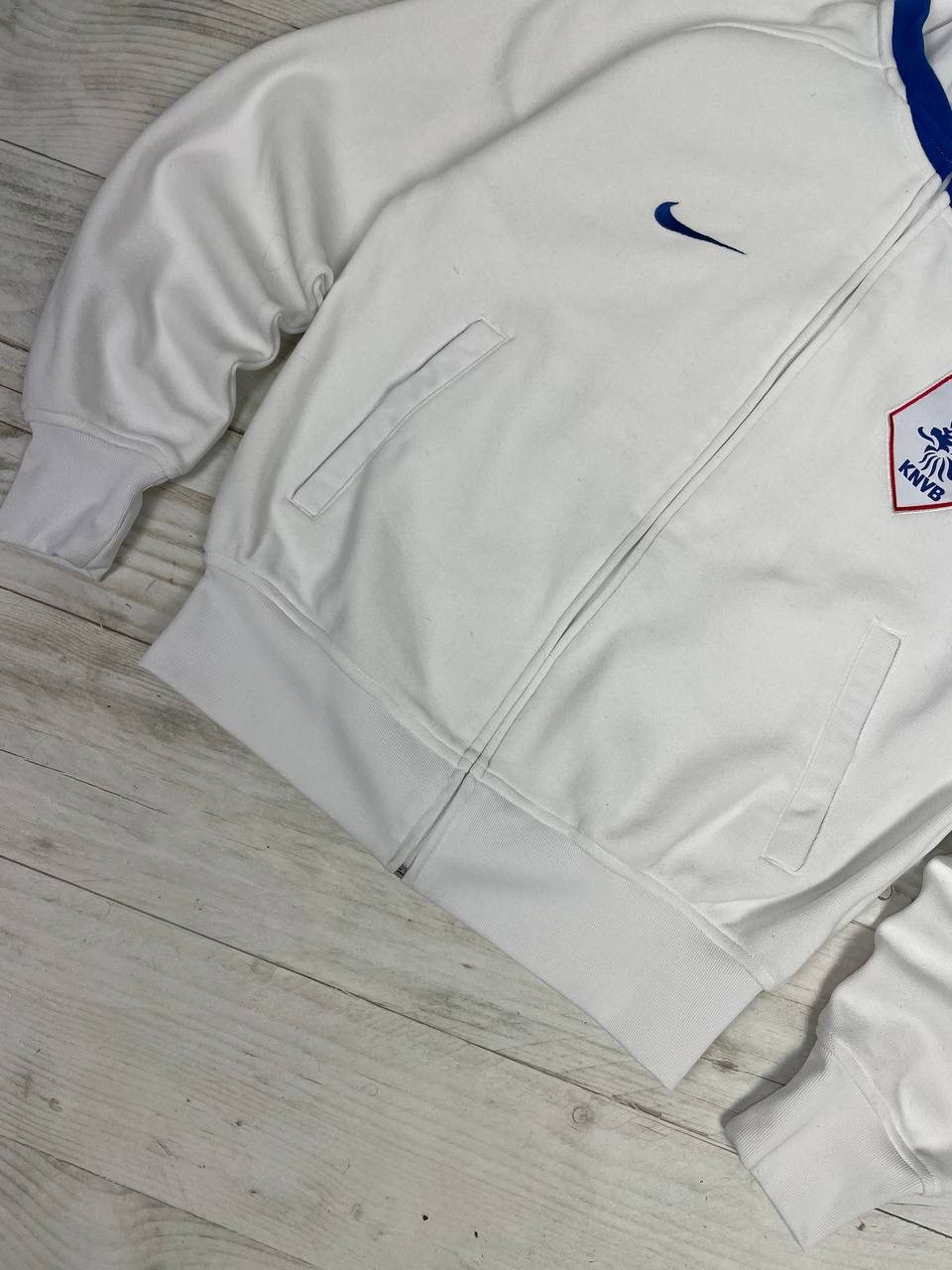 Nike Nike Netherlands 2008 2009 Training Football Track Jacket Size US M / EU 48-50 / 2 - 4 Thumbnail