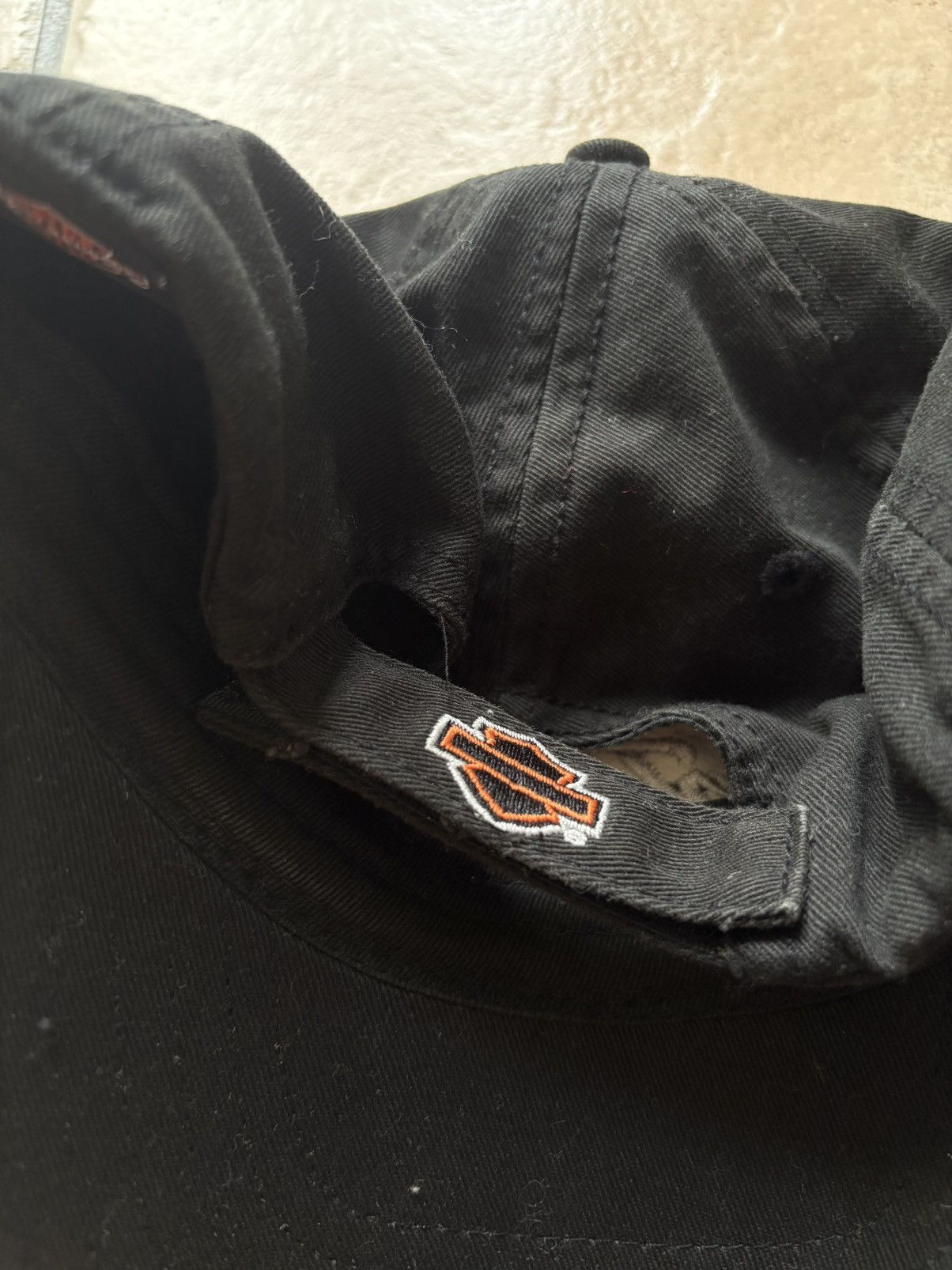 Harley Davidson × Vintage Harley Davidson Harley Girl Vintage Streetwear Baseball Cap Size ONE SIZE - 4 Thumbnail