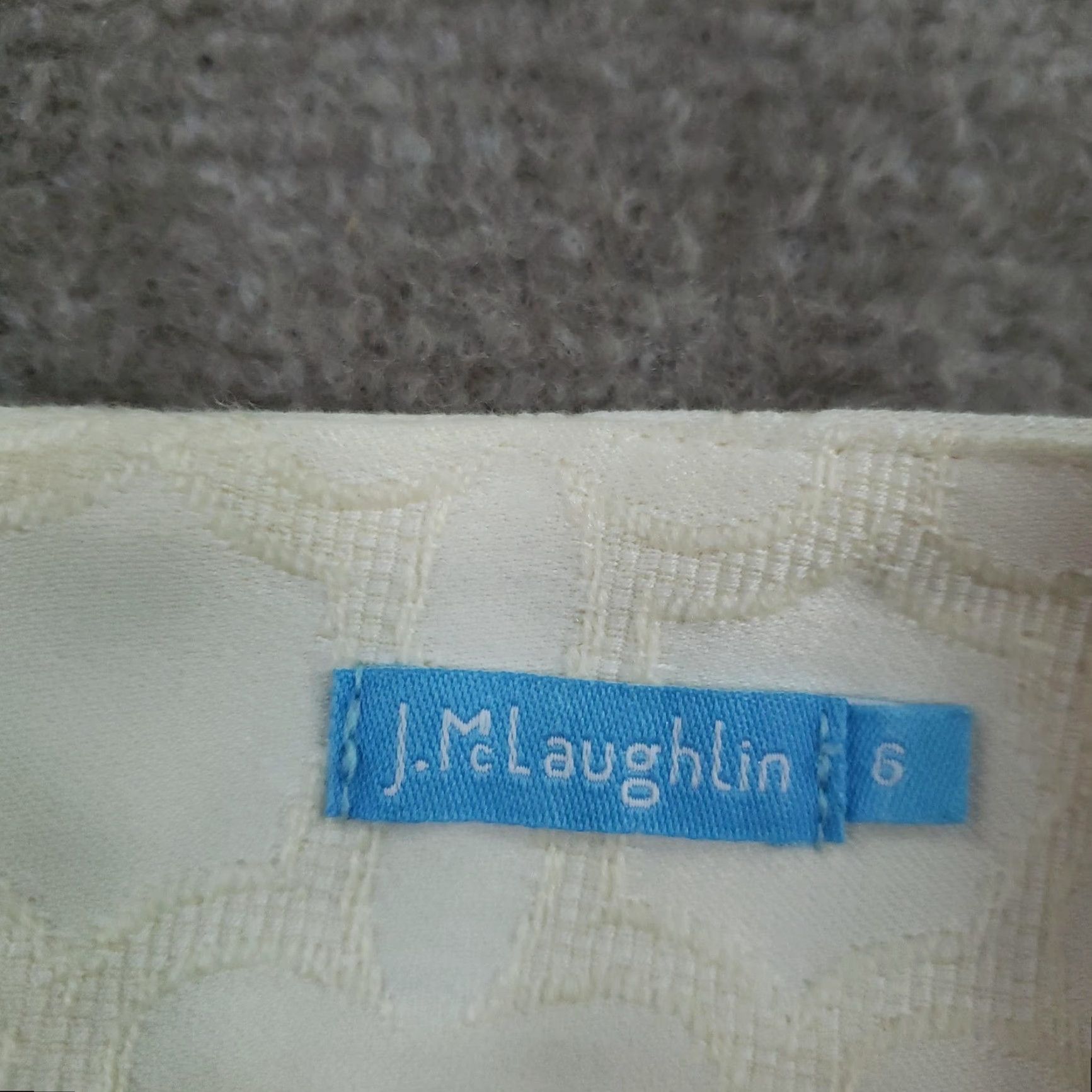 J.McLaughlin J. McLaughlin Skirt Womens Size 6 White Floral A-Line Short Lined Pockets Zip Size 28" / US 6 / IT 42 - 6 Thumbnail