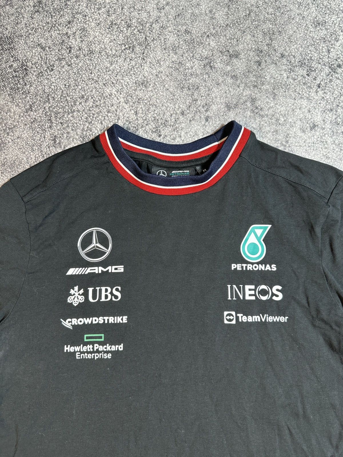 Mercedes-Benz F-1 Mercedes Benz AMG Polo Petronas Racing Logo Rare M USA Size US M / EU 48-50 / 2 - 2 Thumbnail