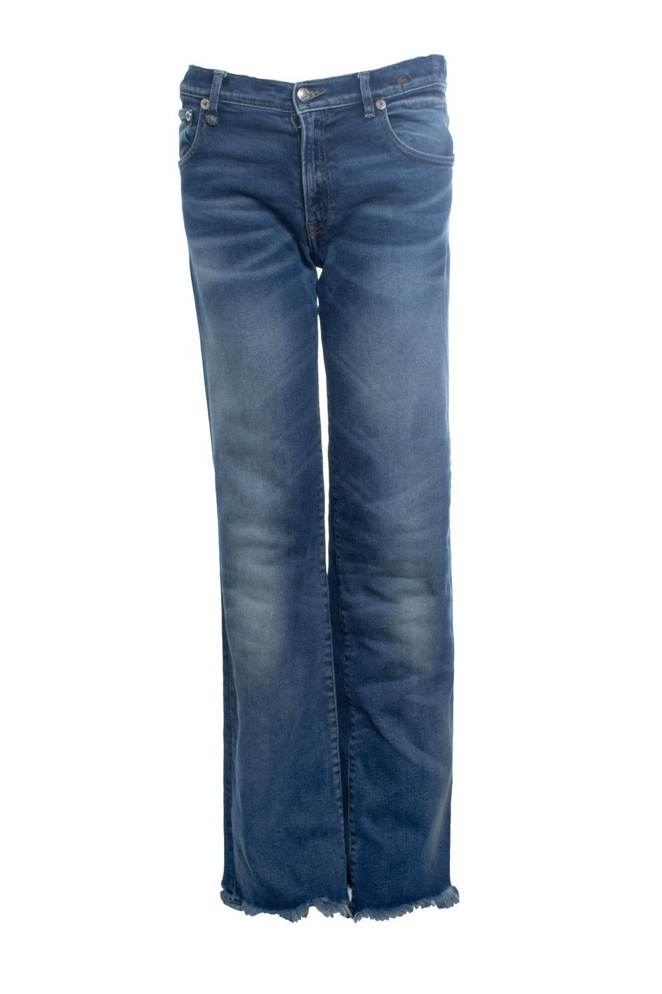 R13 R13, blue Jane jeans with raw edges Size 28" / US 6 / IT 42 - 1 Thumbnail
