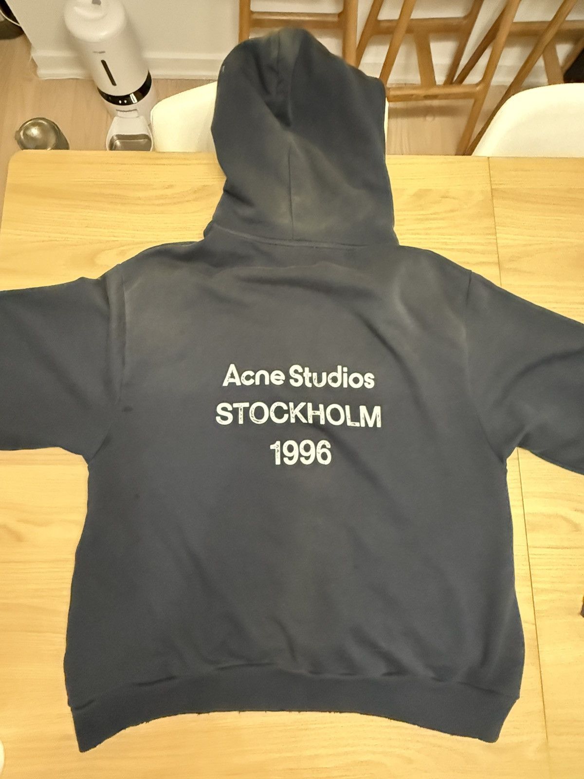 Acne Studios Acne Studios Stockholm 1996 Hoodie – Black- Large Size US L / EU 52-54 / 3 - 1 Thumbnail