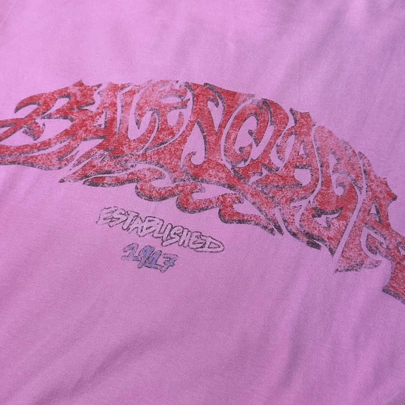 Balenciaga Balenciaga Graphic printed T-shirt with round neck and sho Size US M / EU 48-50 / 2 - 4 Thumbnail