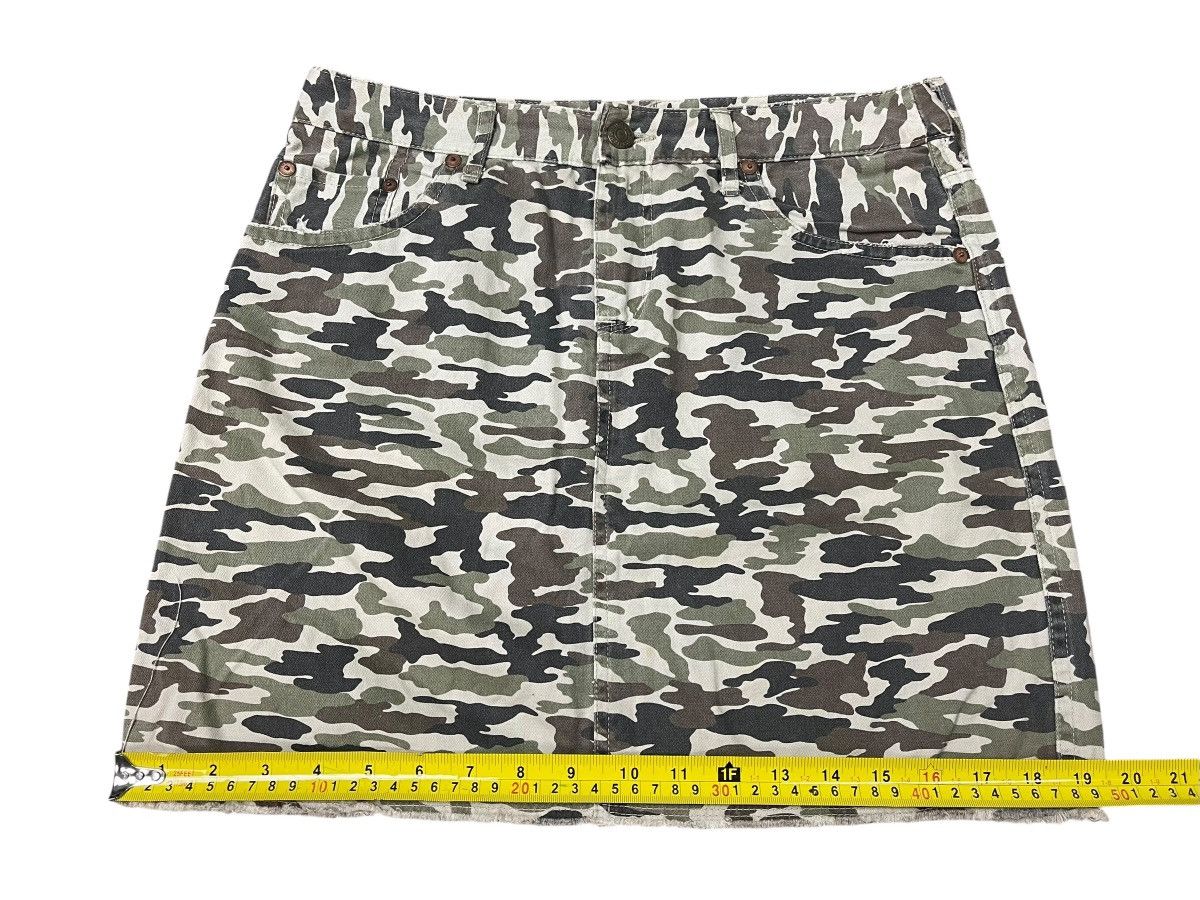 Evisu Vintage Evisu Donna Yamane Camouflage Mini Skirt Size 31" - 5 Thumbnail