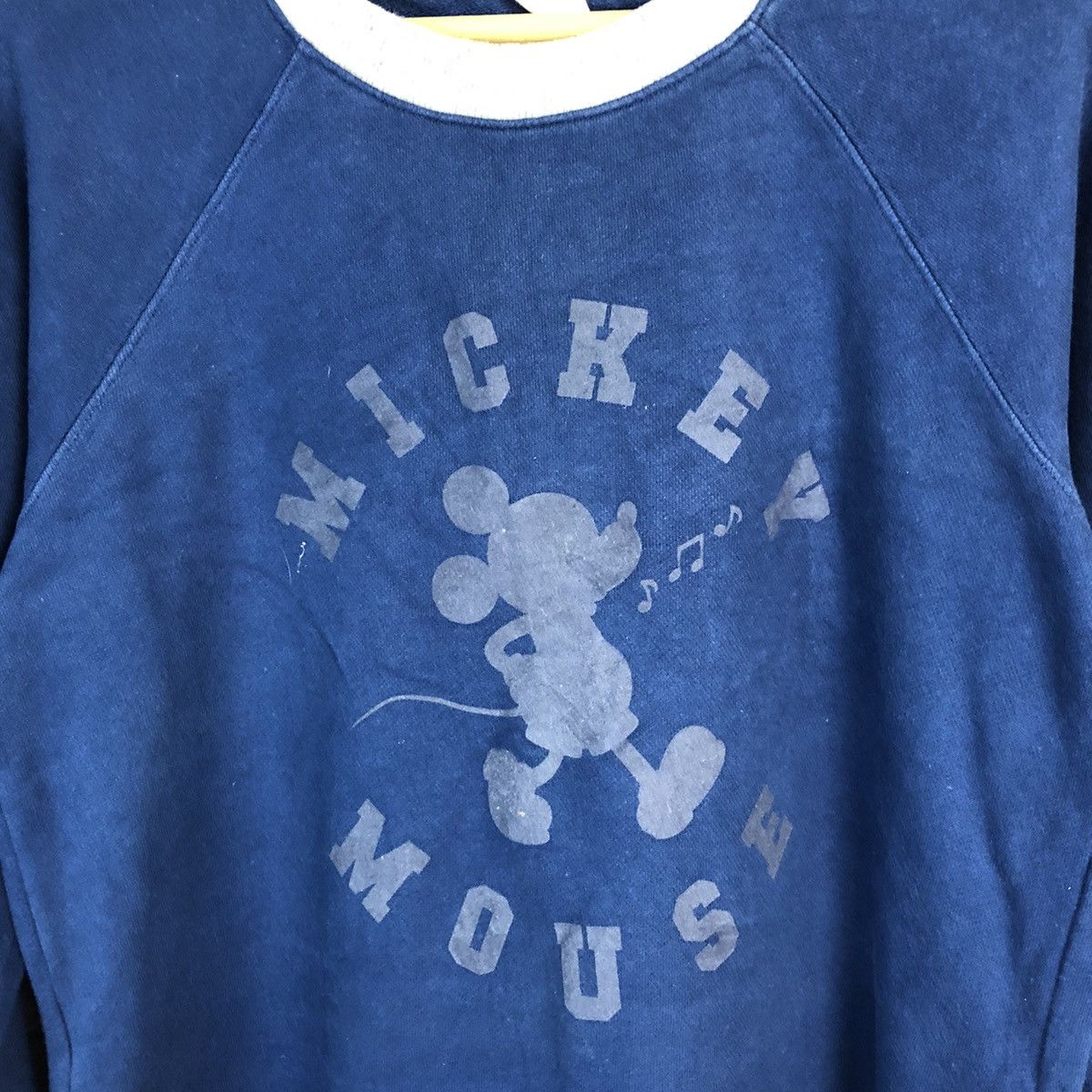 Disney × Mickey Mouse Disney Mickey Mouse Blue Sweatshirt #A400 Size L / US 10 / IT 46 - 5 Thumbnail