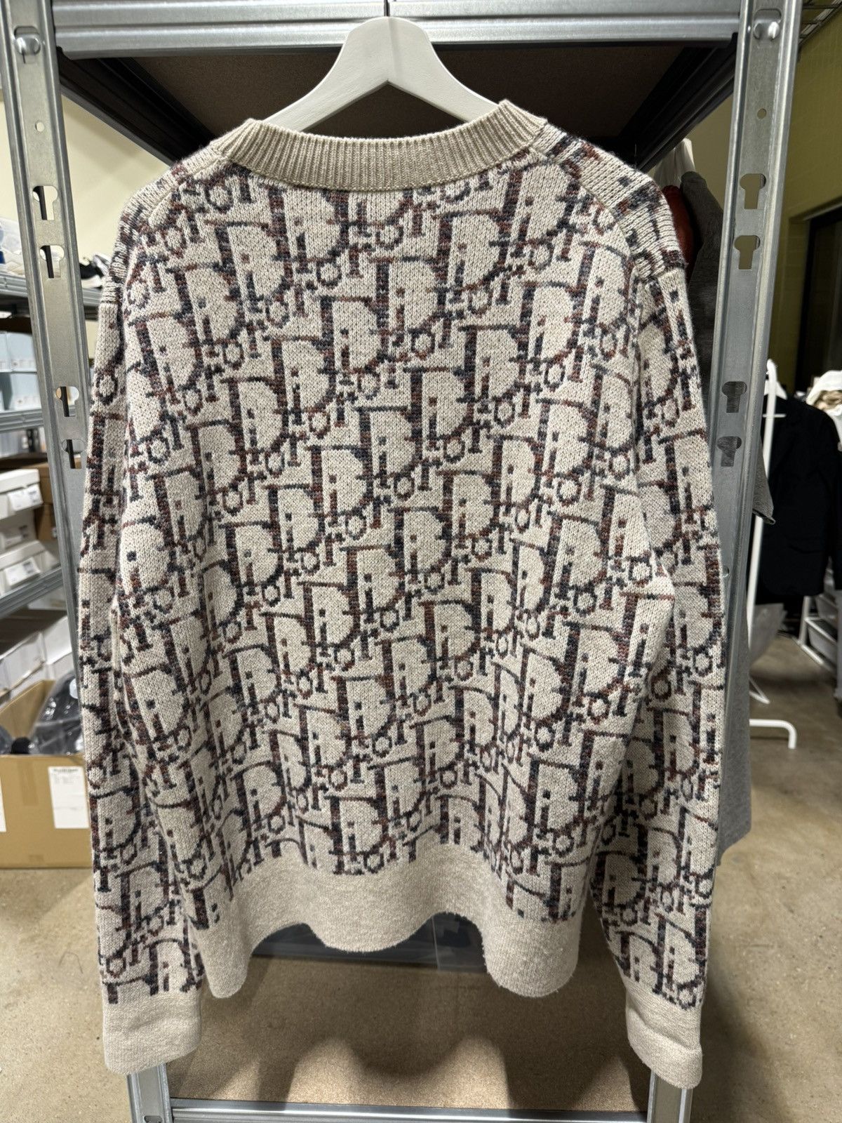Dior Dior Oblique Jacquard Knitted Sweater RETAIL 1800$ Size US XL / EU 56 / 4 - 2 Thumbnail