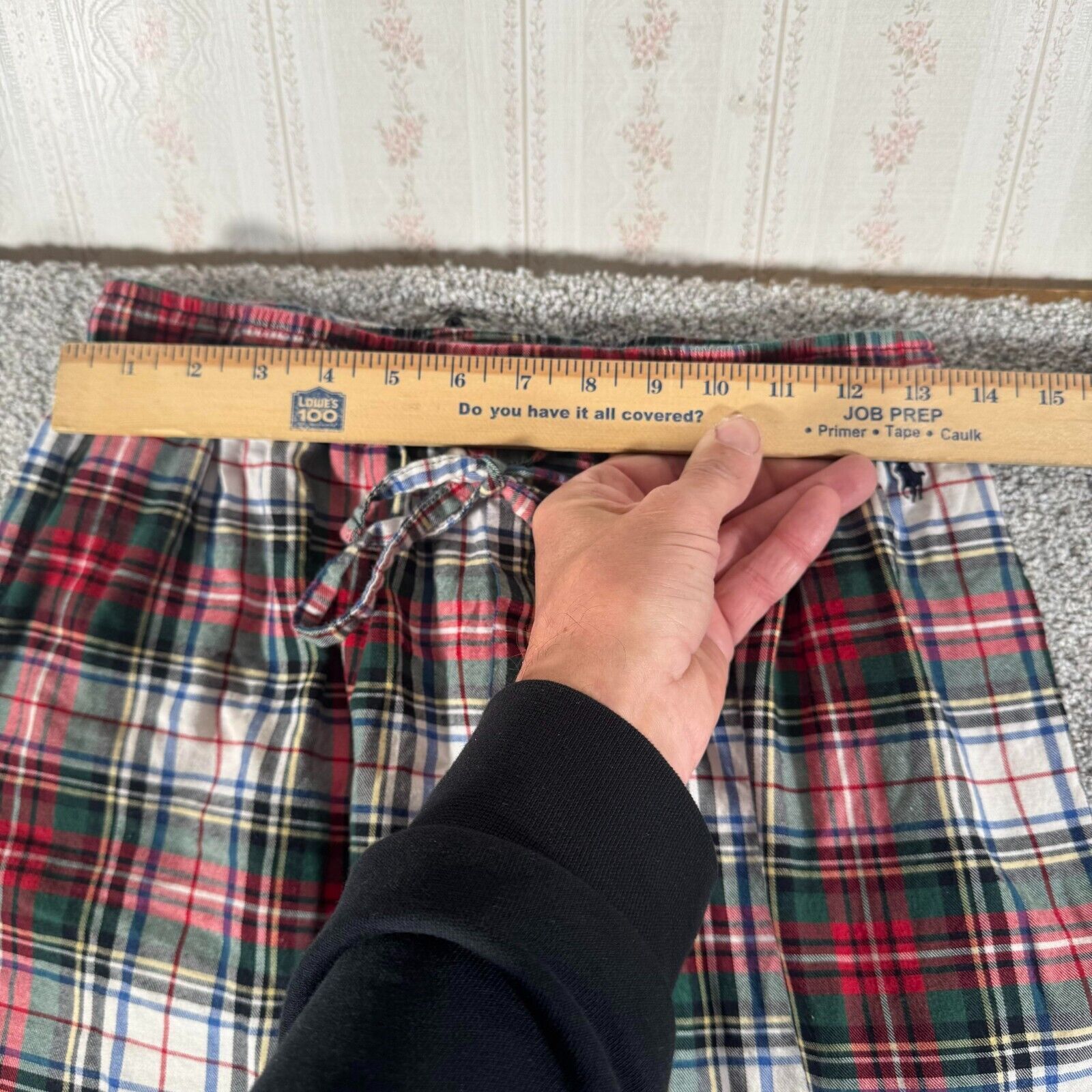 Polo Ralph Lauren Polo Ralph Lauren Pajama Pants Mens Medium Sleepwear Plaid Size US 27 - 5 Thumbnail