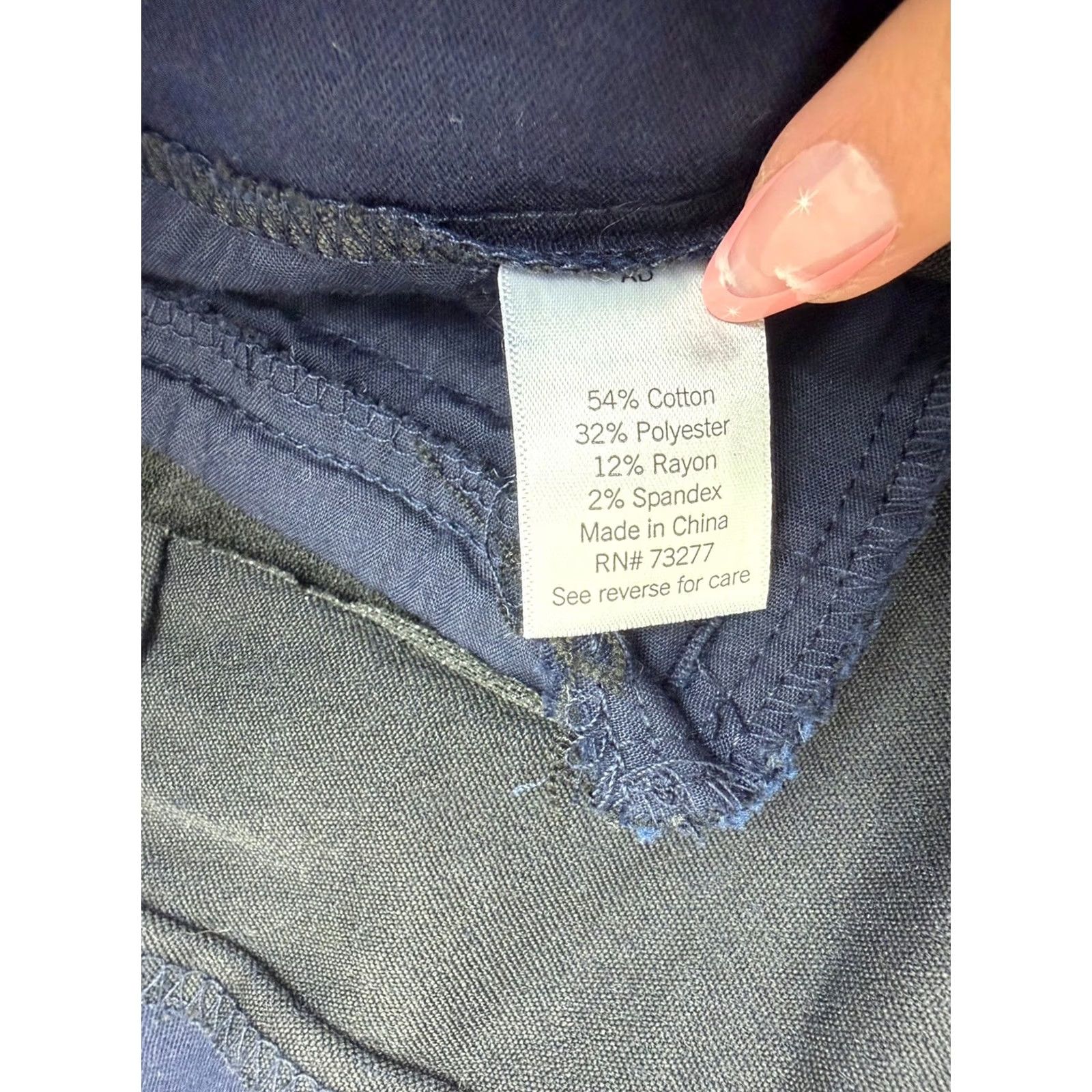 Croft & Barrow Croft & Barrow Womens Dress Pants Size 18 Reg Blue Effortless Stretch Pant Dress Pants Clothes Casual Workwear 90s Women Size 40" / US 18 - 5 Thumbnail