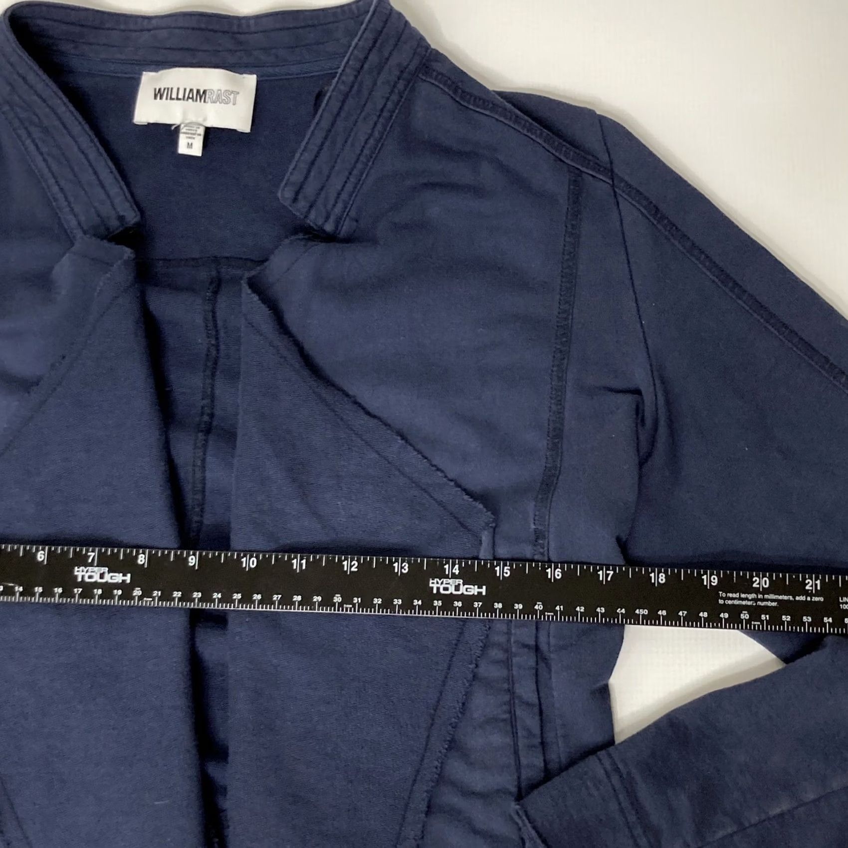 Parker William Rast Jacket Blue Size Medium Juniors Parker Flyaway Navy Basic Jacket Adult Regular Long Sleeve Size M / US 6-8 / IT 42-44 - 6 Thumbnail