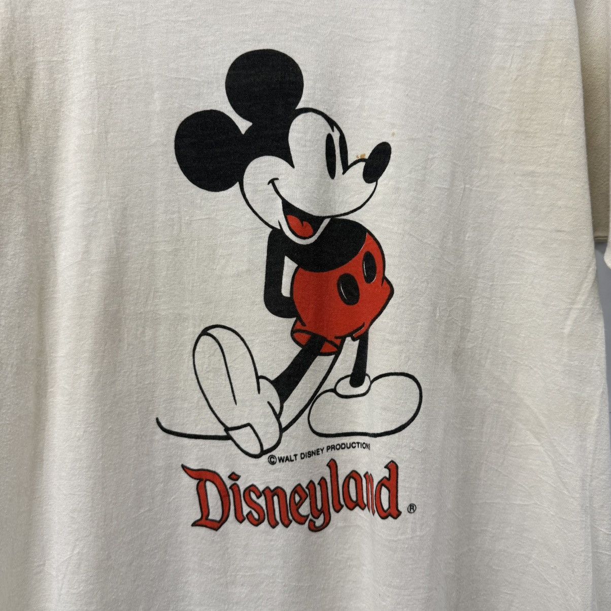 Mickey Mouse × Vintage RARE Vintage 70s 80s Mickey Mouse Disneyland Ringer Tee Size US L / EU 52-54 / 3 - 6 Thumbnail