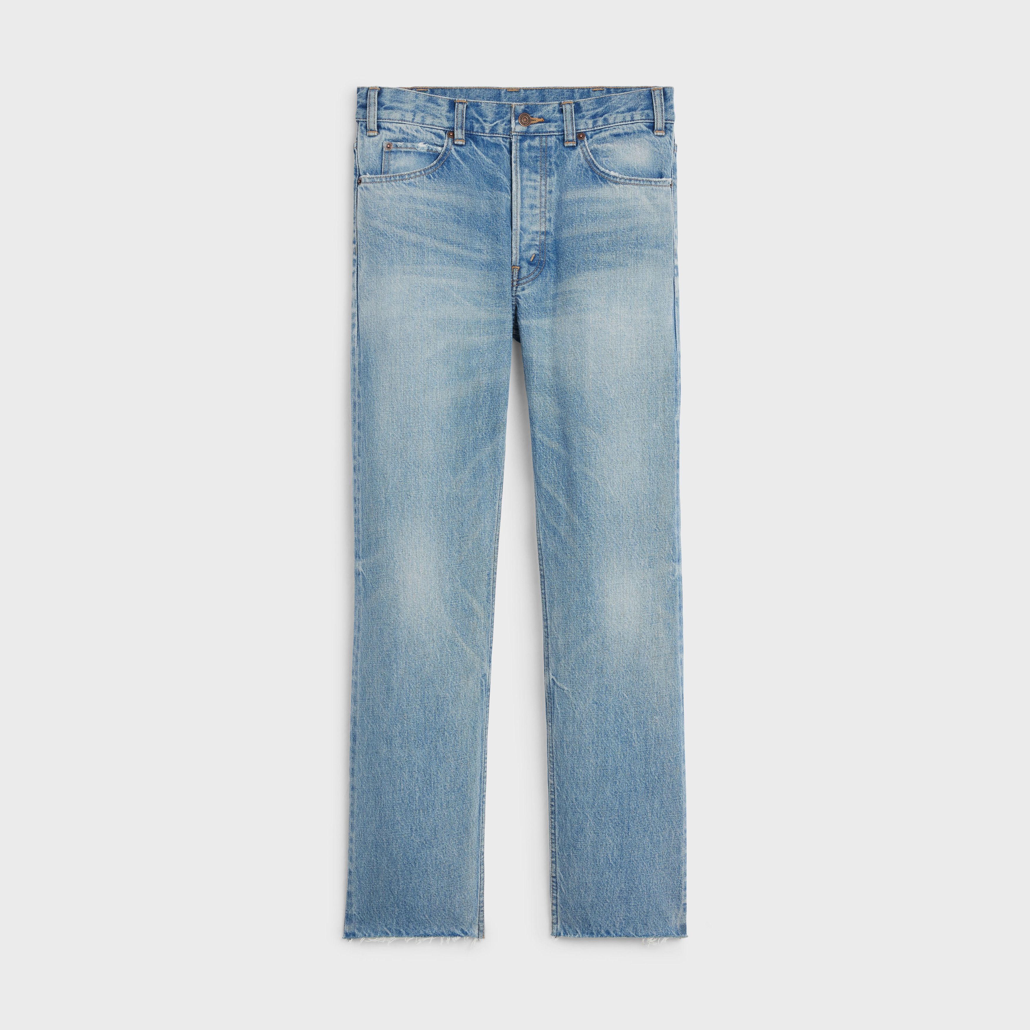 Celine o1w1db11124 Polly Denim Jeans in Blue Size 29" - 1 Thumbnail