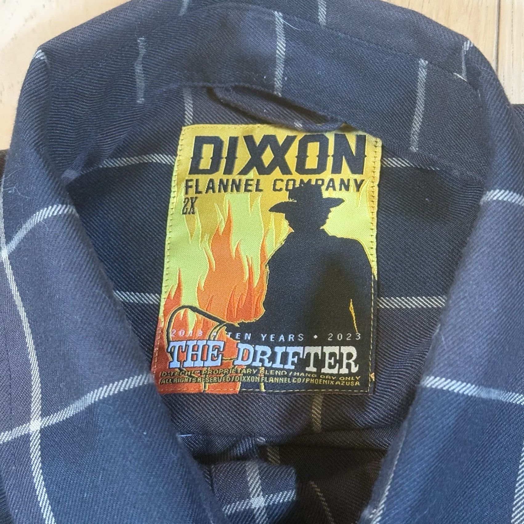Vintage Dixxon Flannel Shirt The Drifter Mens 2XL Brown Black Plaid Long Sleeve Shirt Size US XXL / EU 58 / 5 - 4 Thumbnail