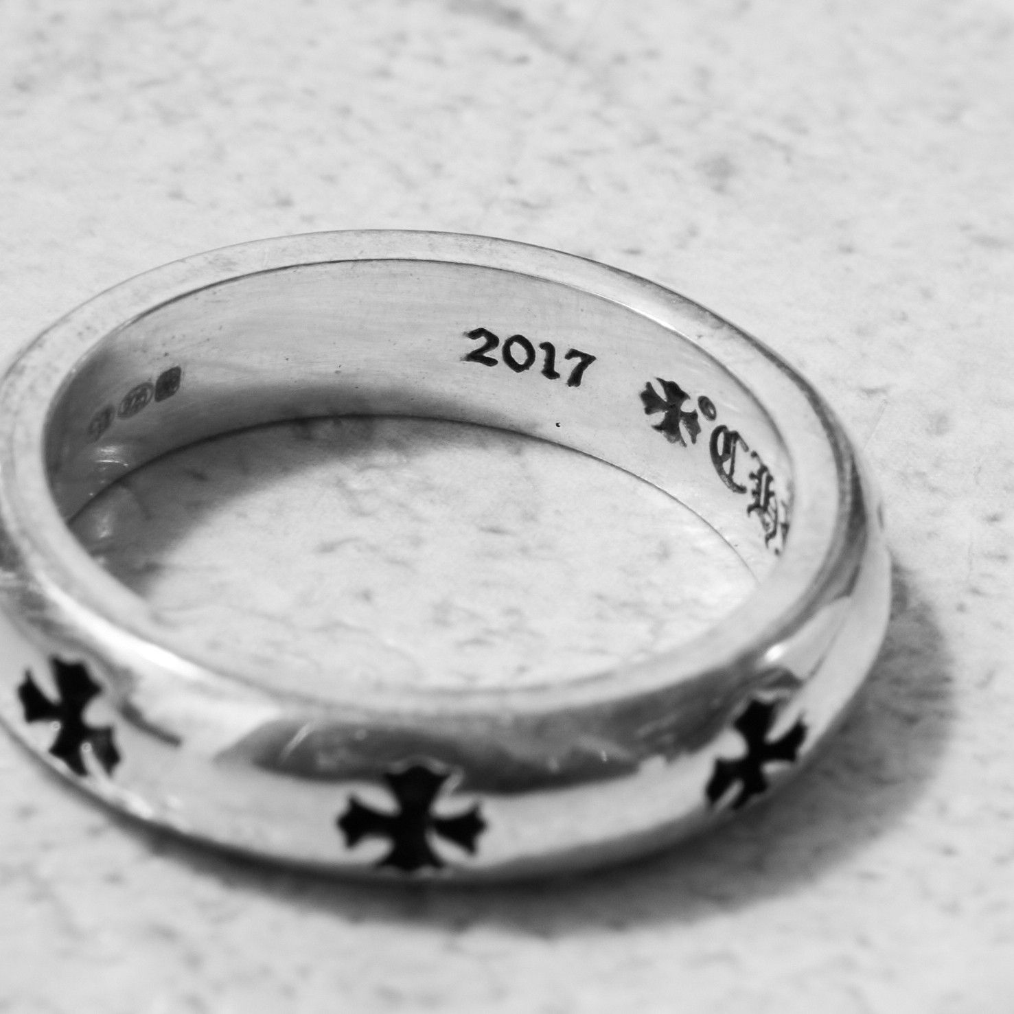 Chrome Hearts CHROME HEARTS Plus Band Ring Size ONE SIZE - 7 Thumbnail