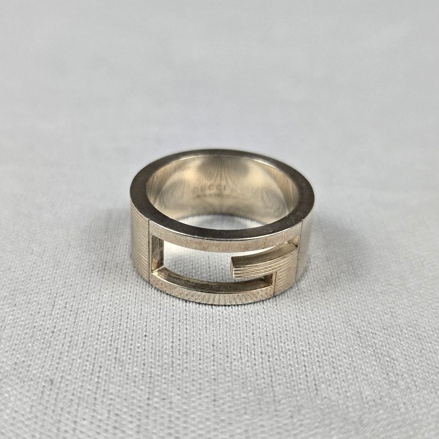 Gucci Gucci G Ring 925 Silver Size ONE SIZE - 1 Thumbnail