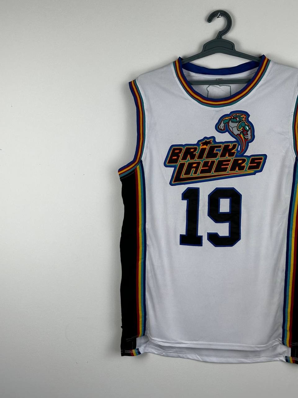 Mtv × NBA × Vintage Vintage 90s Bricklayers Aaliyah 19 Promo Jersey Basketball Size US L / EU 52-54 / 3 - 3 Thumbnail