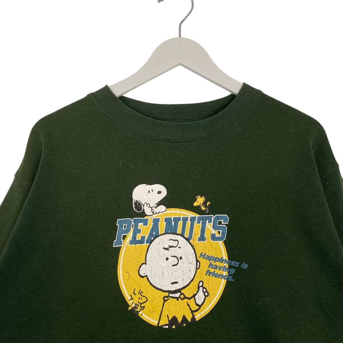 Other Vintage Peanuts Uniqlo Crewneck Sweatshirt Green Size LL Size US L / EU 52-54 / 3 - 4 Thumbnail