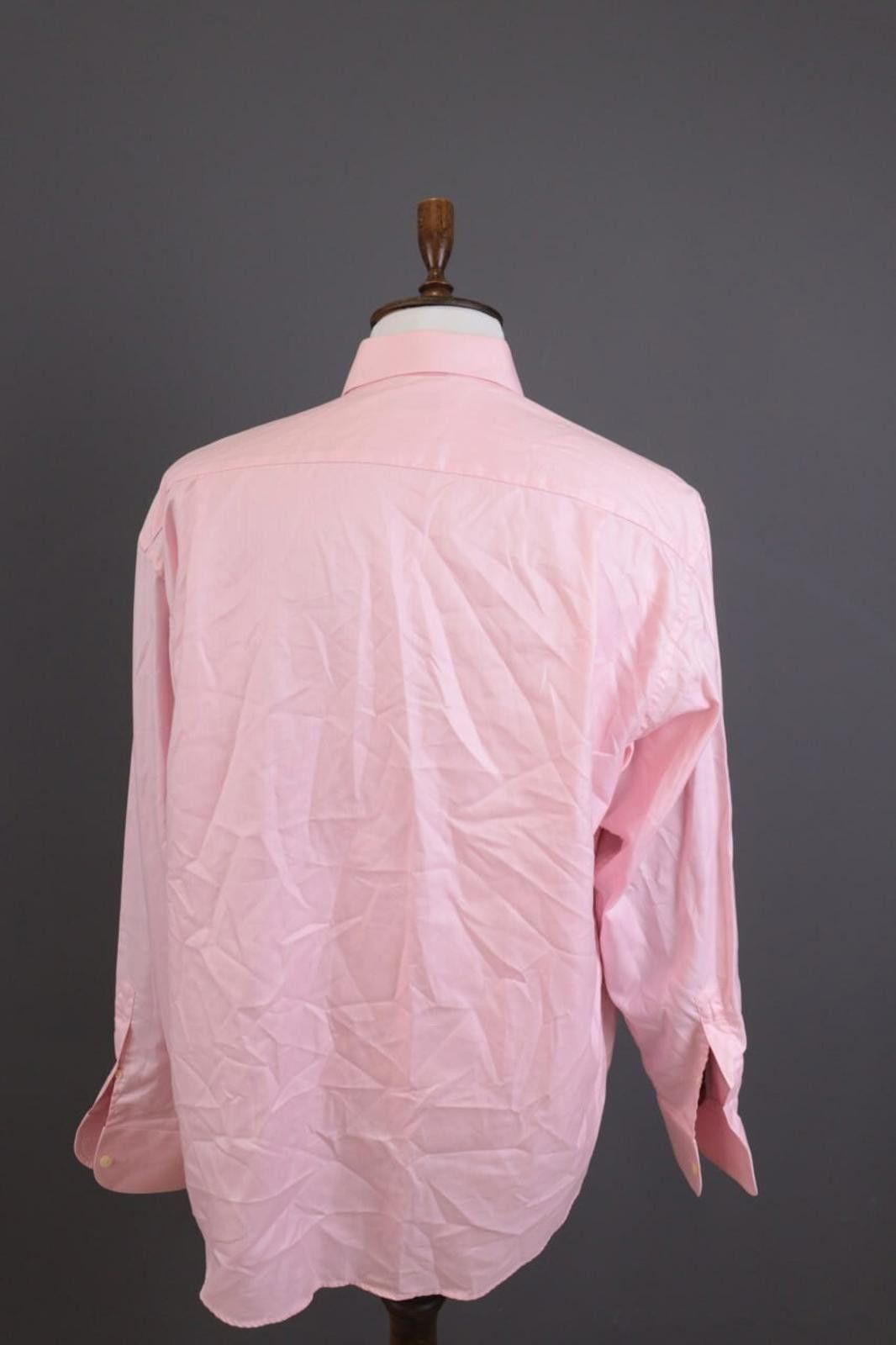 Eton Eton Wrinklefree Cotton Pink Down Shirt 46 / 18 Size US M / EU 48-50 / 2 - 9 Thumbnail