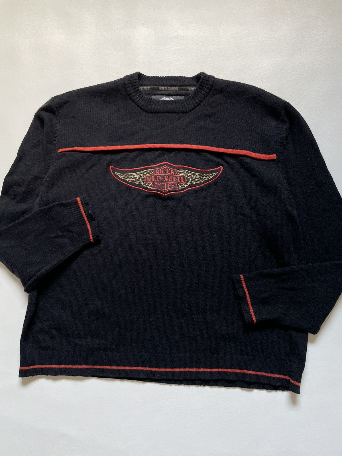 Harley Davidson × Vintage Harley Davidson sweatshirt Size US L / EU 52-54 / 3 - 1 Thumbnail