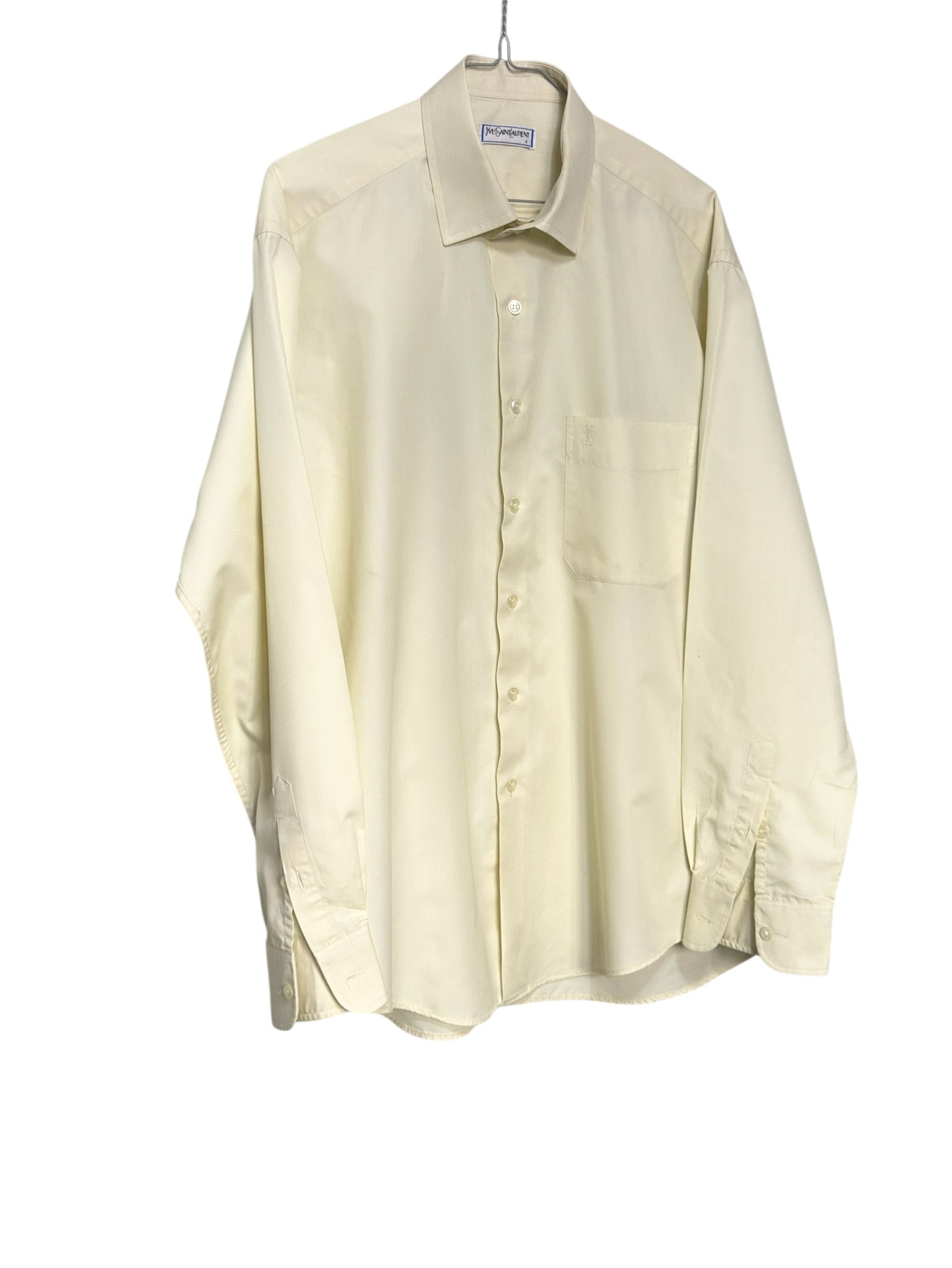 Yves Saint Laurent 🔥 yellow shirt ysl yves saint laurent size L Size US L / EU 52-54 / 3 - 1 Thumbnail
