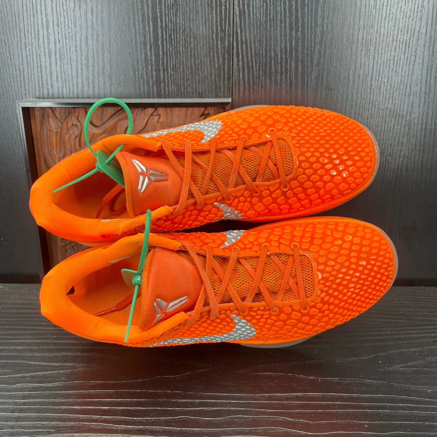 Nike zk6 Orange Silver Men's 44.5 Mint Condition Size US 11.5 / EU 44-45 - 4 Thumbnail