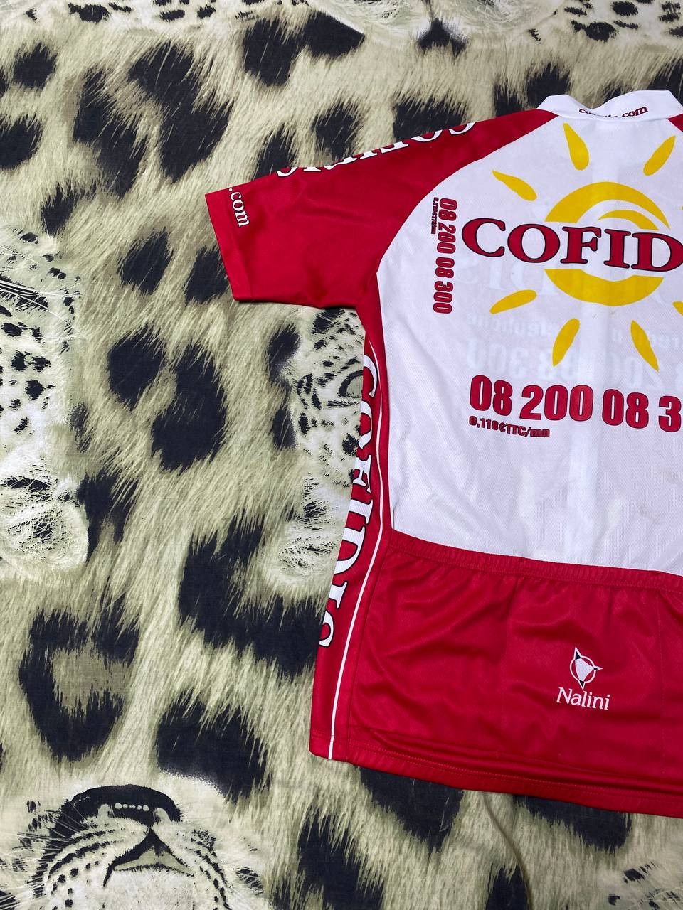 Vintage CYCLING SHIRT JERSEY MAGLIA CAMISETA TRIKOT COFIDIS NALINI Size US M / EU 48-50 / 2 - 15 Thumbnail