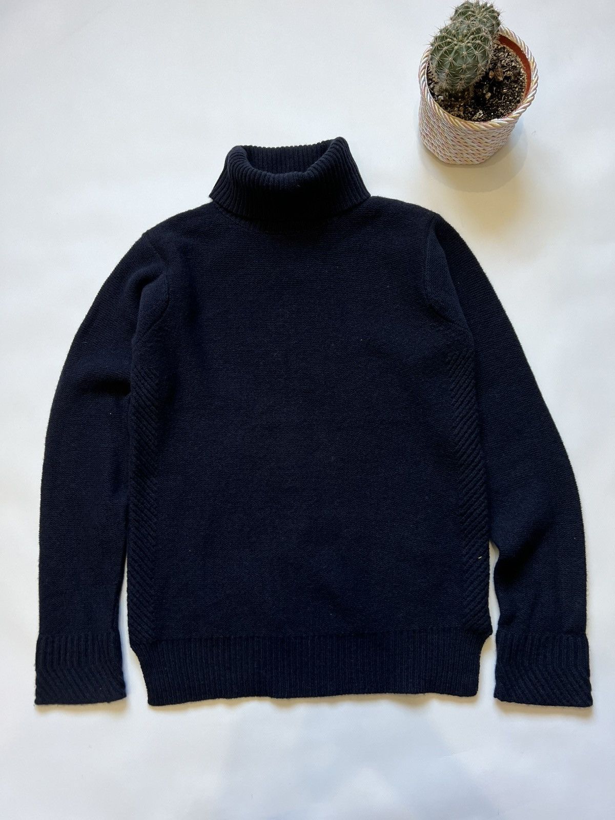 Allsaints Allsaints Blue Turtle Sweater Wool Small Size US S / EU 44-46 / 1 - 1 Thumbnail