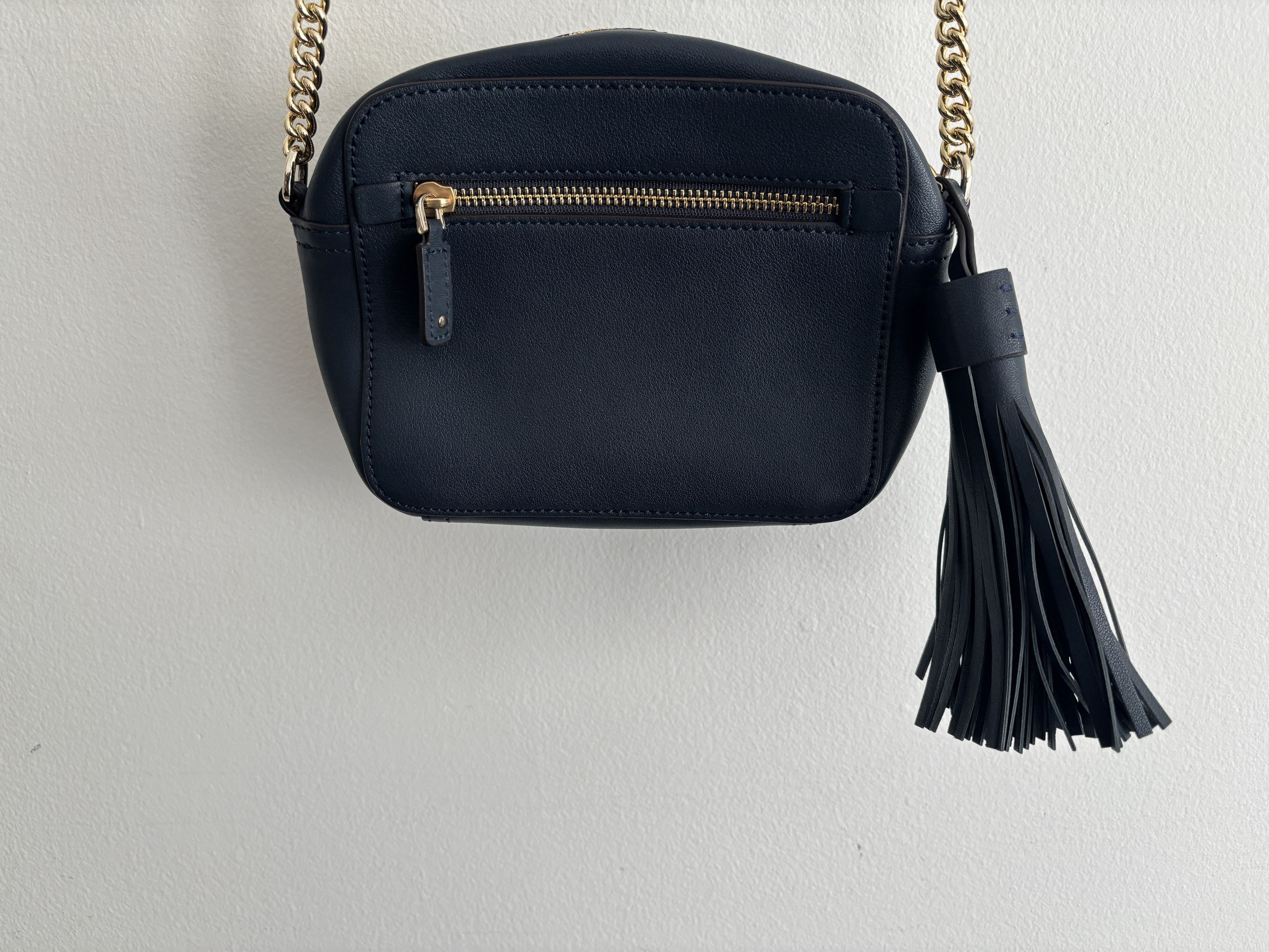 Anya Hindmarch $995 Blue Leather Eyes Crossbody Bag/ Shoulder Strap Purse Size ONE SIZE - 12 Thumbnail