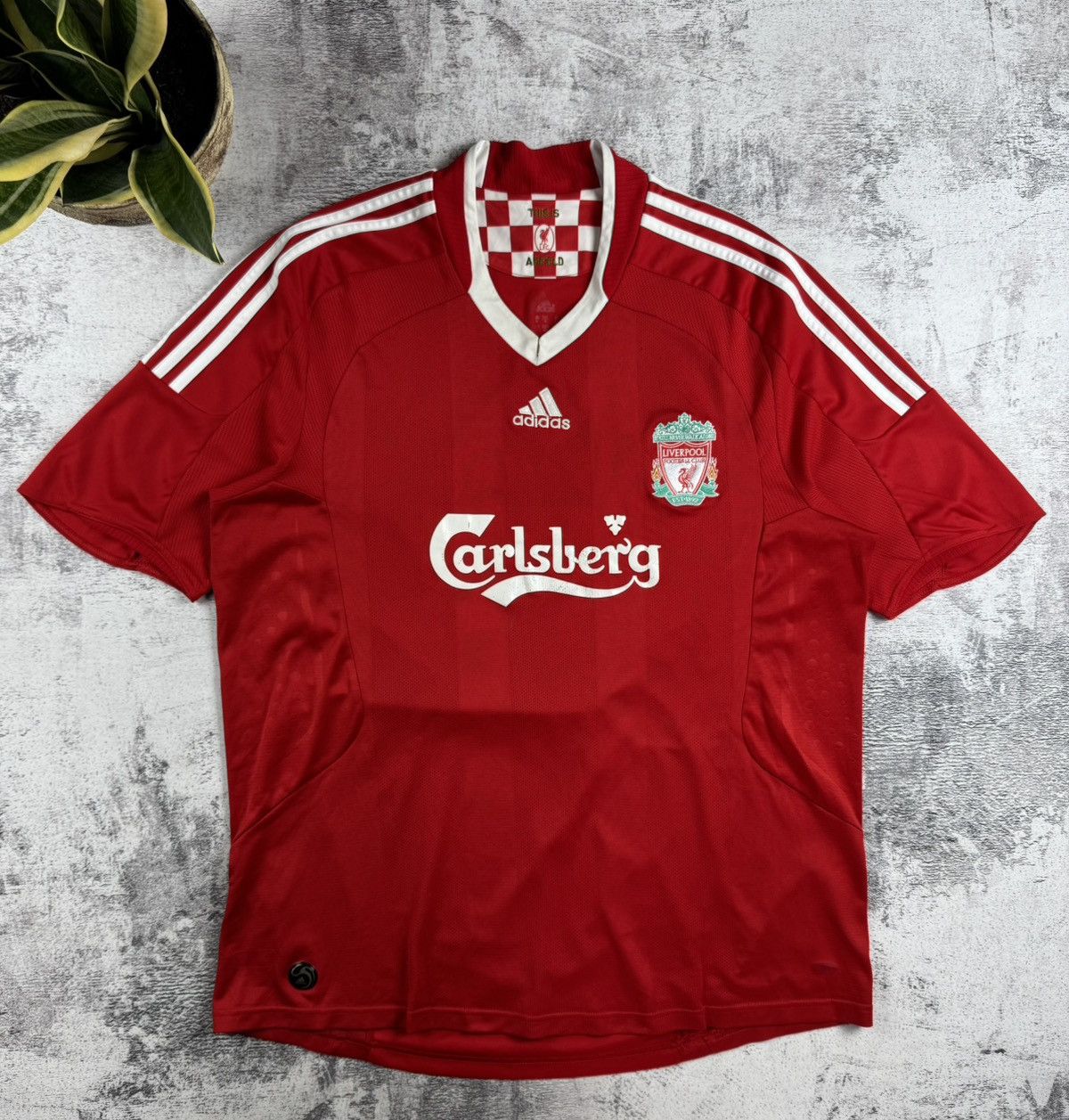 Adidas Vintage Liverpool 2008/2010 Away Football Shirt Jersey Kit Size US XL / EU 56 / 4 - 4 Thumbnail