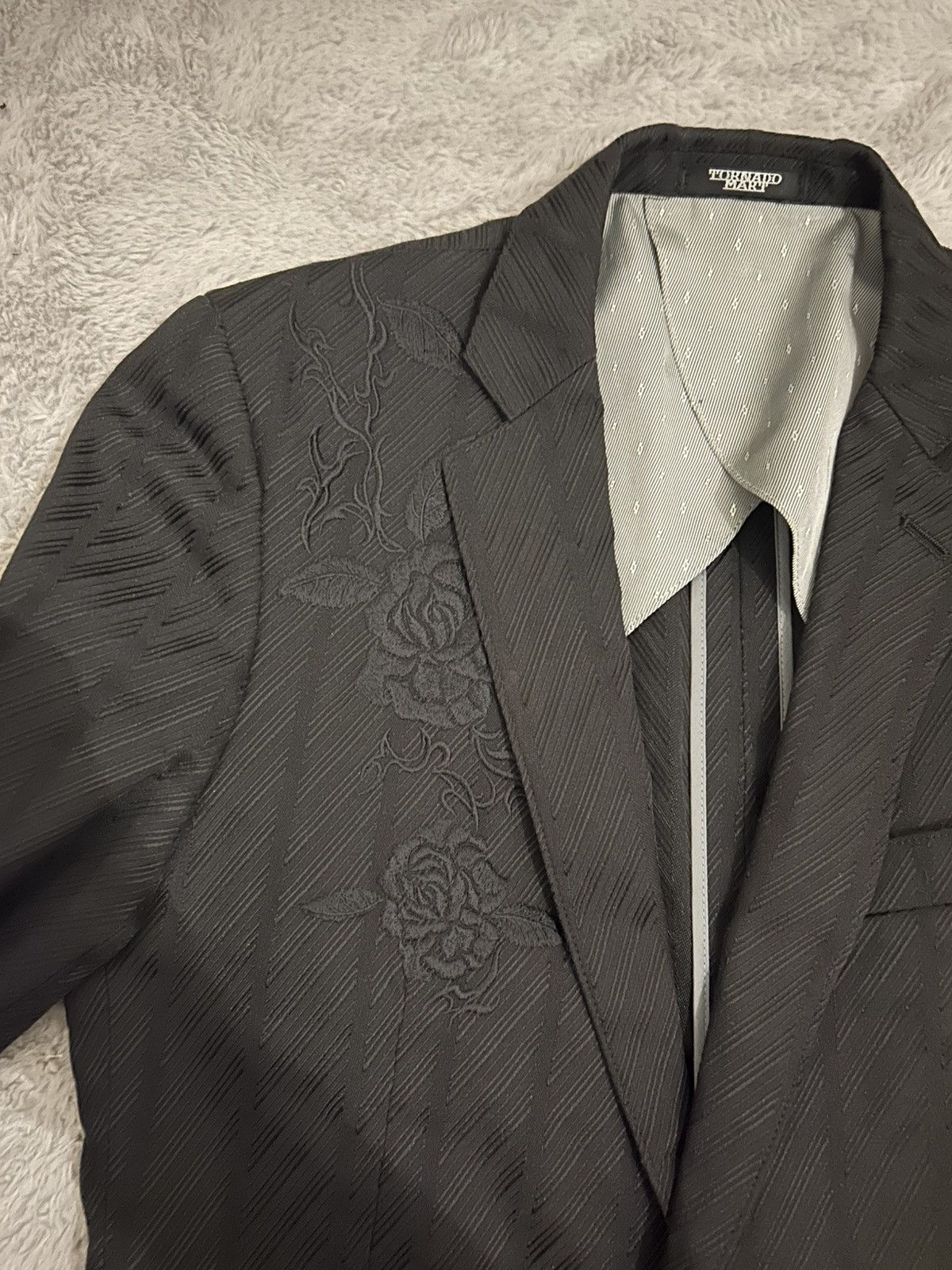 Tornado Mart Tornado Mart roses blazer Size 36S - 2 Thumbnail