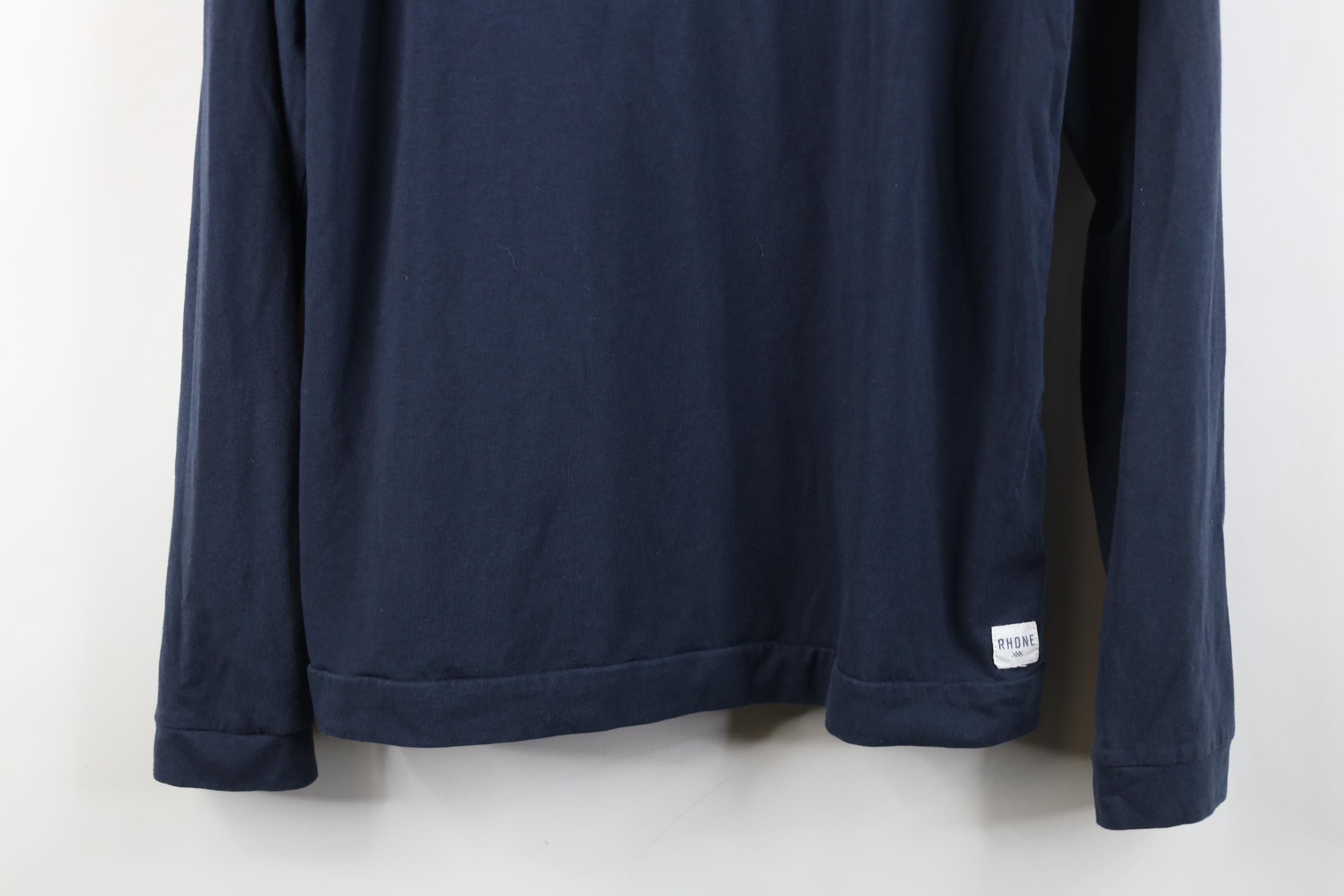 Rhone Rhone Element Lounge Henley Long Sleeve T-Shirt Navy Blue Size US S / EU 44-46 / 1 - 3 Thumbnail