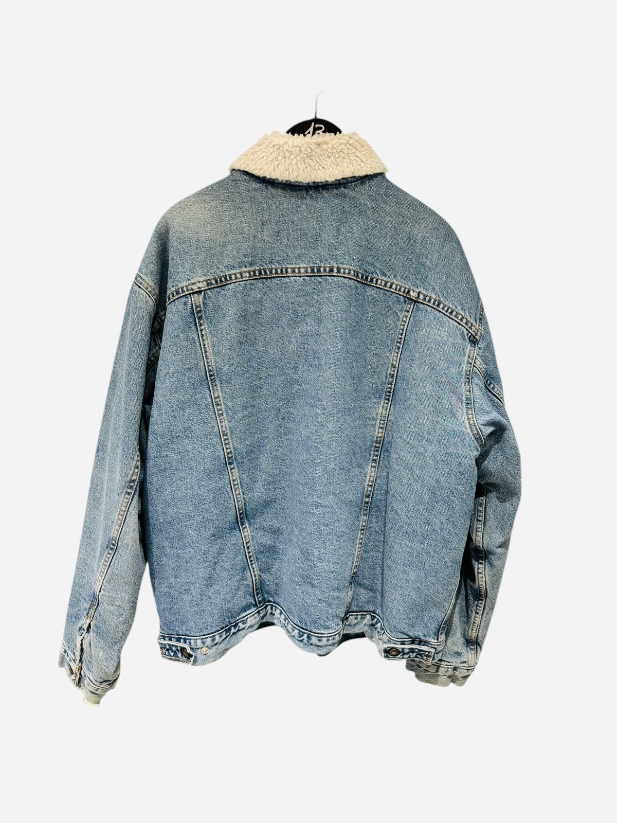 Levi's Rare Vintage Levi’s Denim Shearling Denim Jacket Size US XXL / EU 58 / 5 - 2 Thumbnail