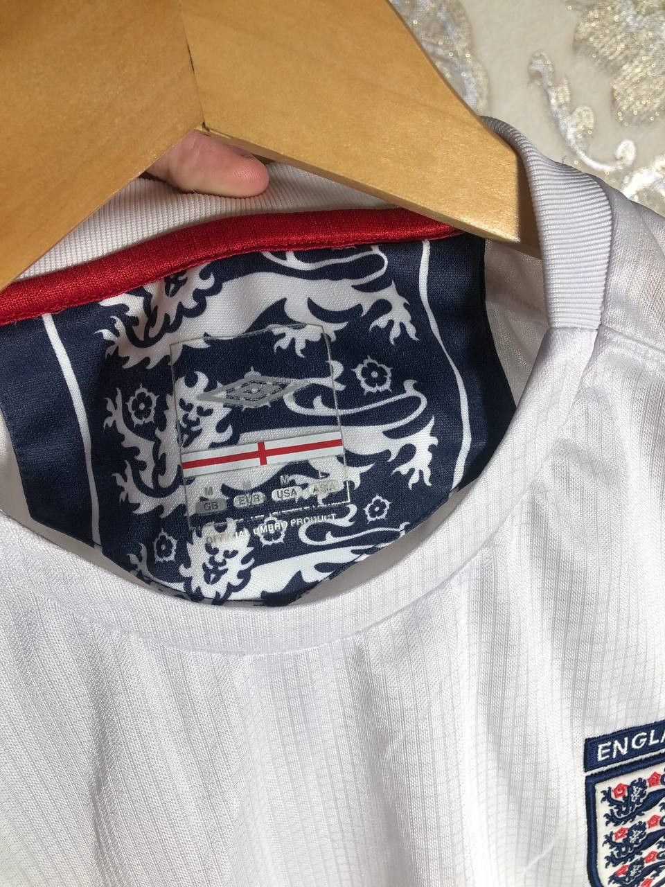 Umbro Vintage Umbro England Retro Soccer Jersey Manchester Y2K Size US M / EU 48-50 / 2 - 5 Thumbnail