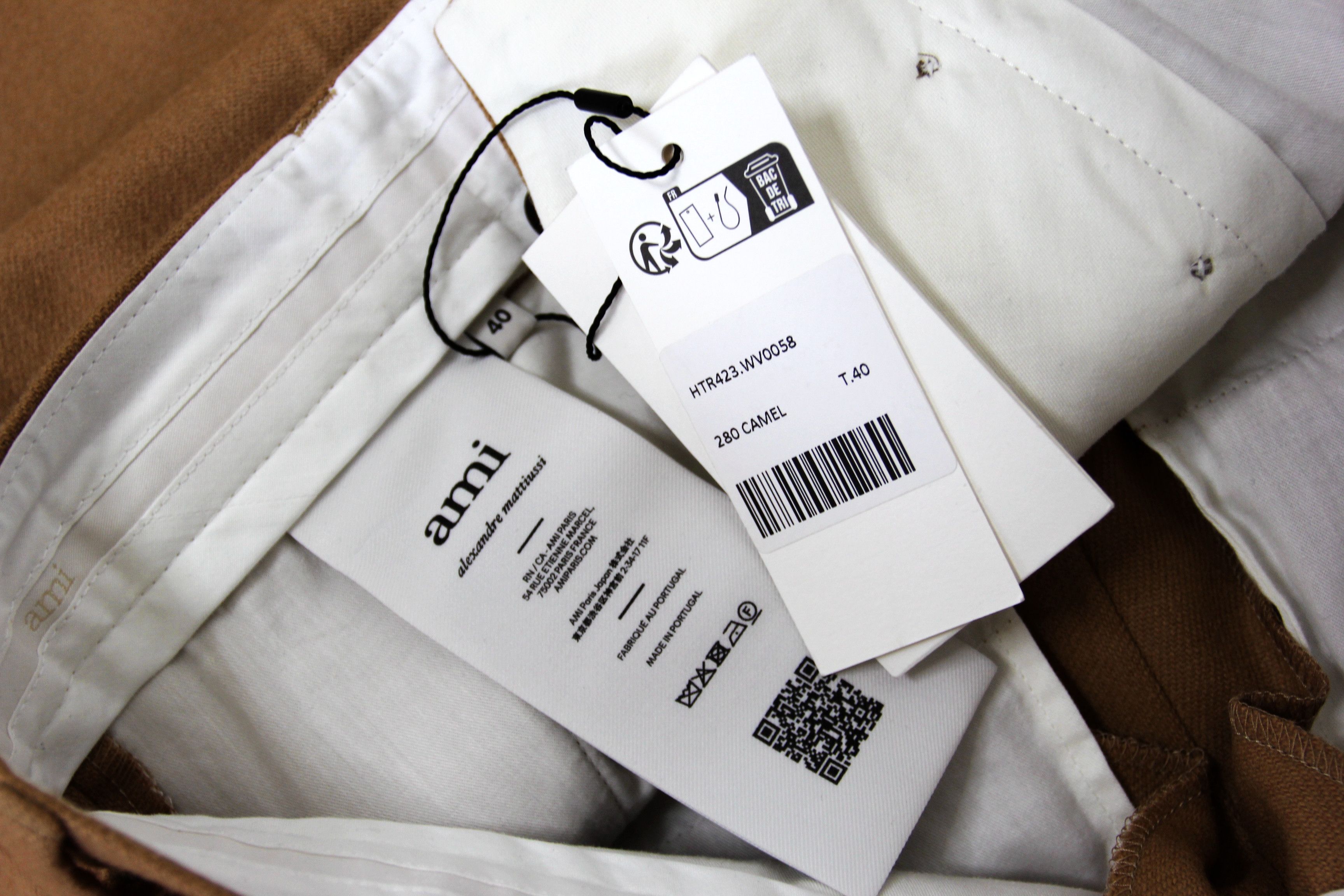 AMI BNWT AW25 AMI PLEATED WOOL PANTS 48 Size US 32 / EU 48 - 8 Thumbnail