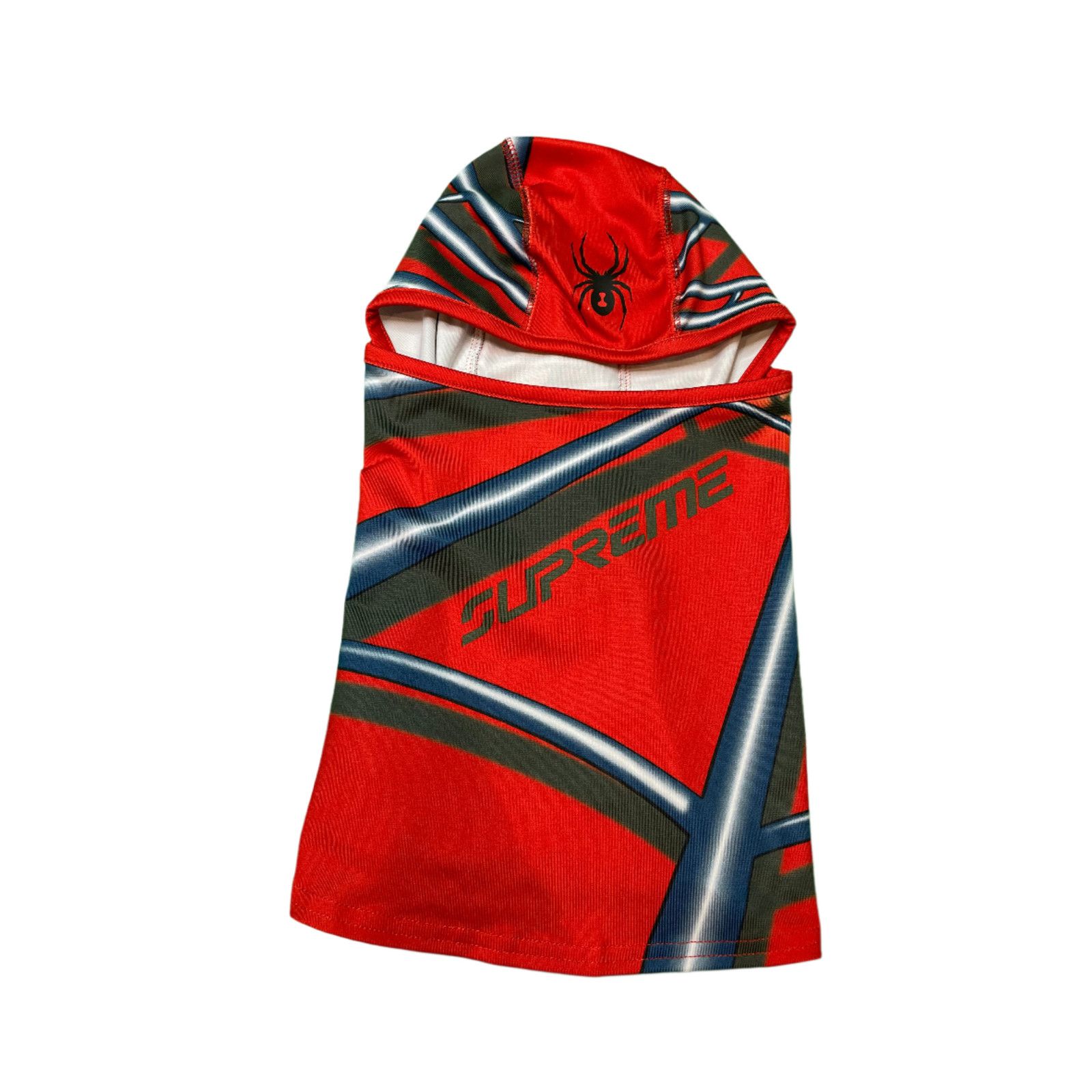 Supreme Supreme Spyder Web Red Balaclava Size ONE SIZE - 1 Thumbnail