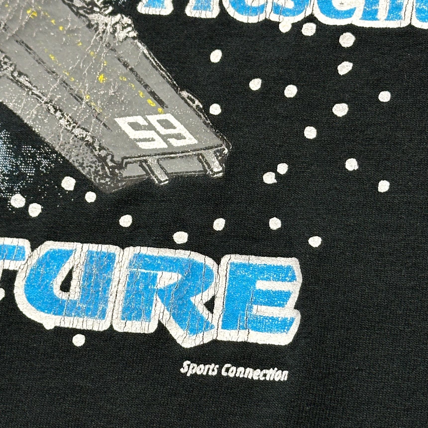 Fruit Of The Loom VINTAGE Star Trek Shirt Mens XL Black USS Enterprise Past Present Future Graphic Shirt Size US XL / EU 56 / 4 - 6 Thumbnail