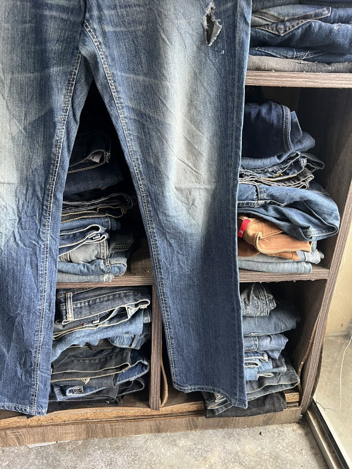 Edwin 🔥Edwin Exclusive Vintage Distressed Denim Size US 34 / EU 50 - 5 Thumbnail