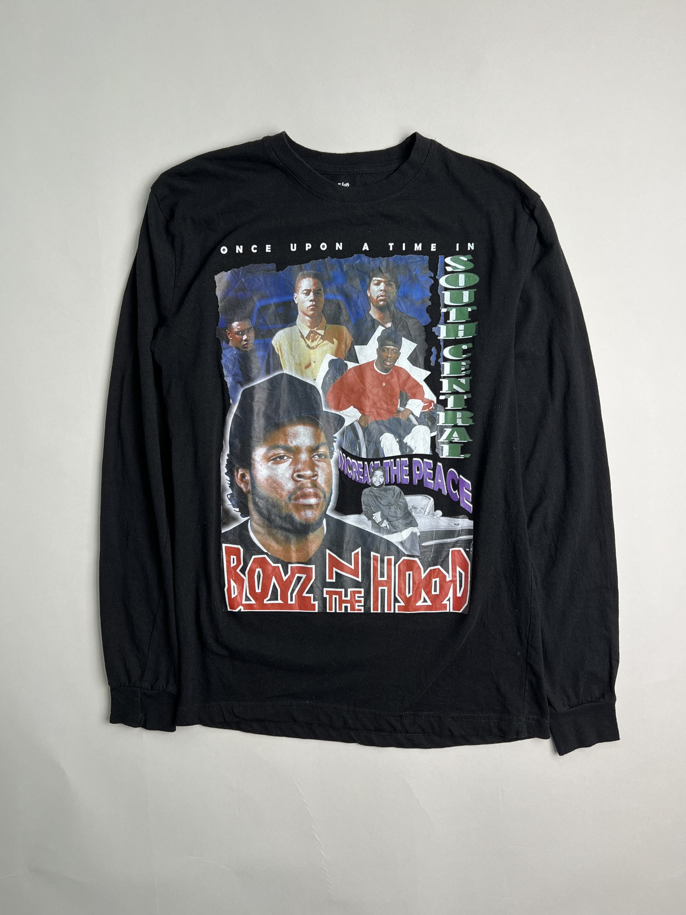 Band Tees × Rap Tees BOYZ N THE HOOD LONG SLEEVES T-SHIRT Size US M / EU 48-50 / 2 - 1 Thumbnail