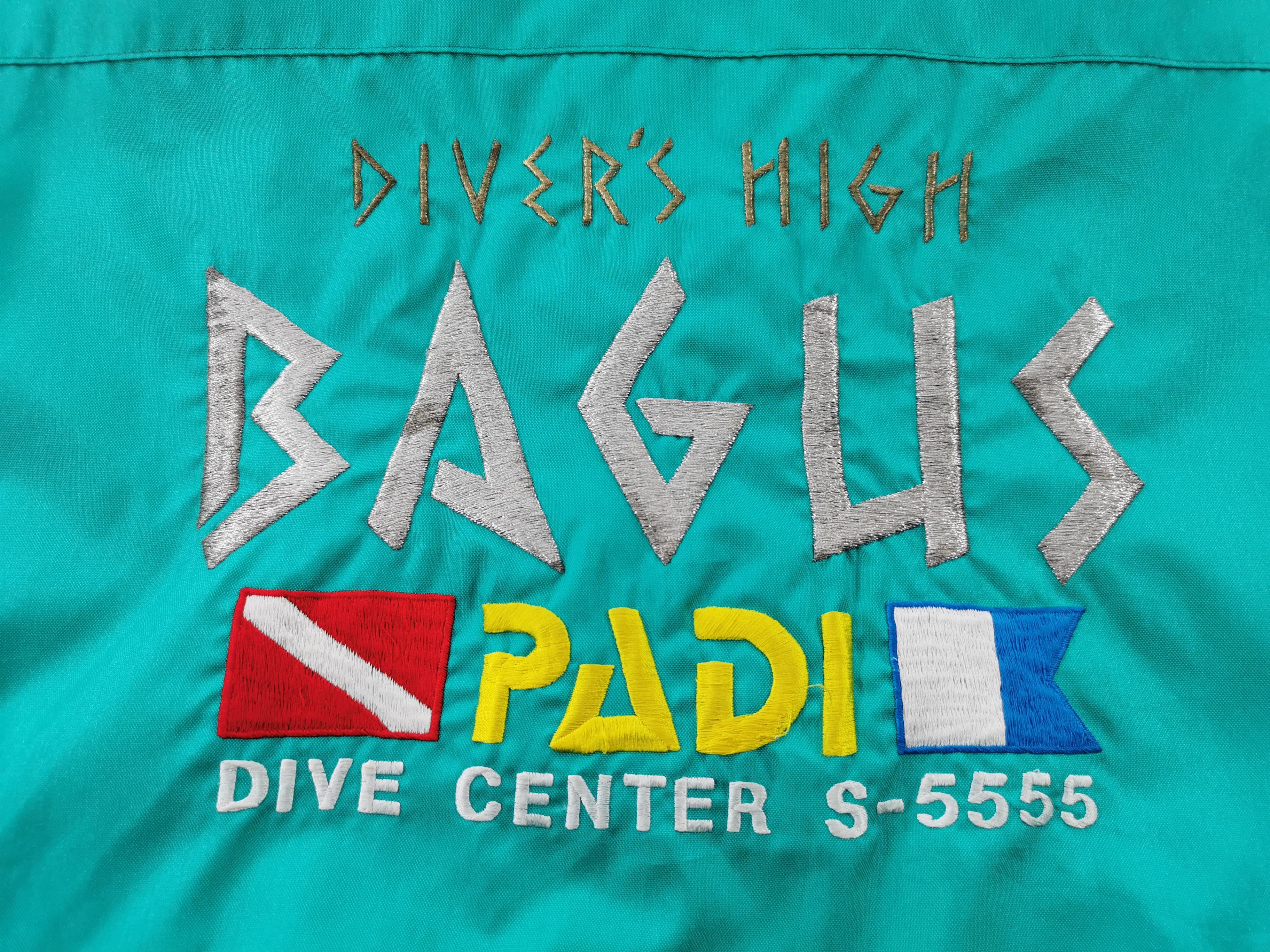 Vintage Vintage 90s PADI World Scuba Diving Club Windbreaker Nylon Size US L / EU 52-54 / 3 - 7 Thumbnail