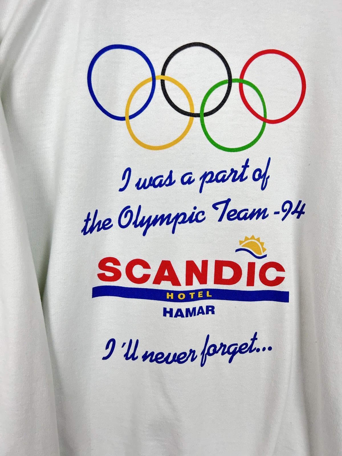 USA Olympics 90s I Was A Part Of Olympic Team 1994 Sweatshirt Crewneck Size US XL / EU 56 / 4 - 2 Thumbnail