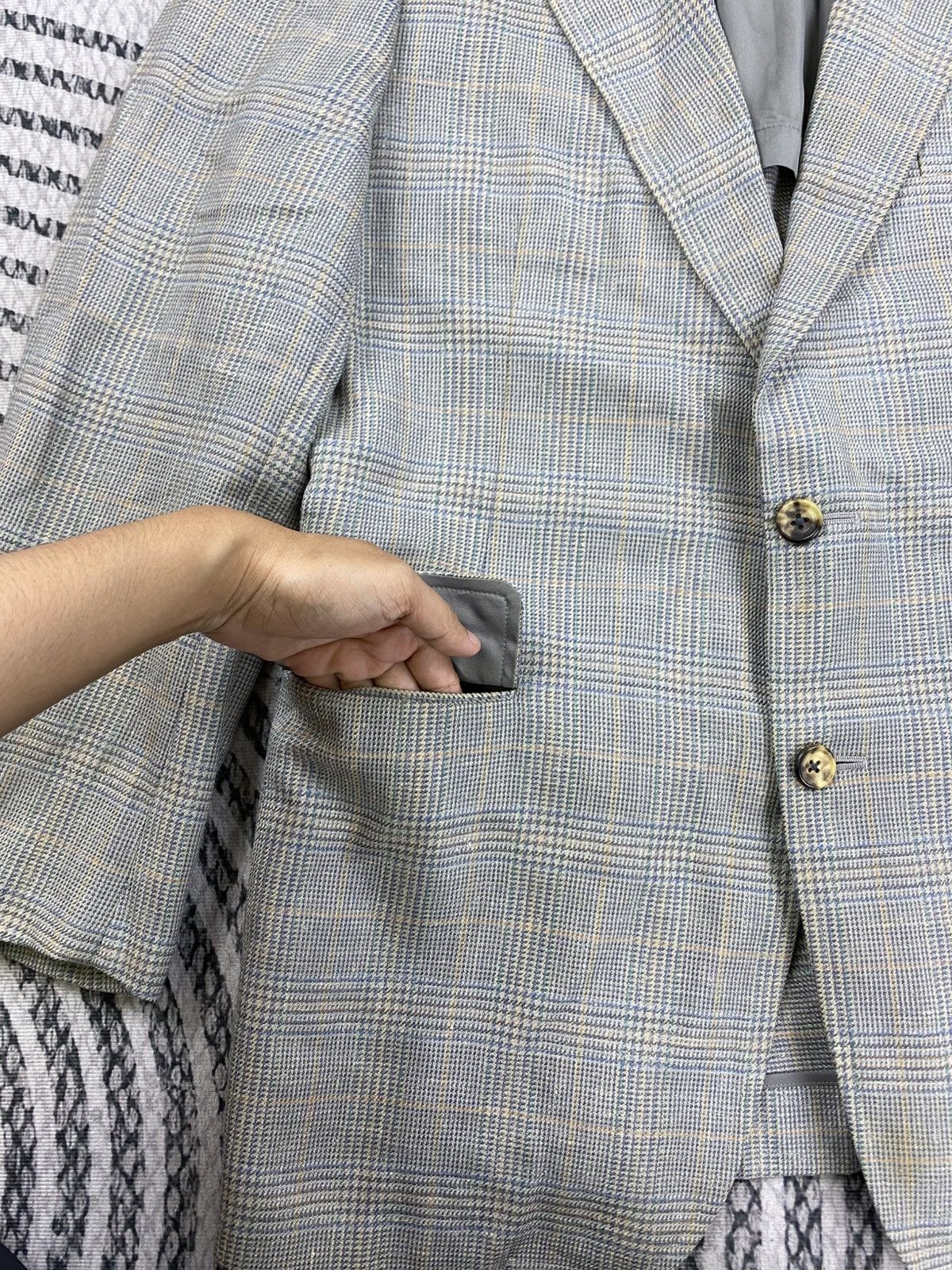 Burberry Vintage Burberry Double Button Blazer Suit Jacket Size US M / EU 48-50 / 2 - 4 Thumbnail