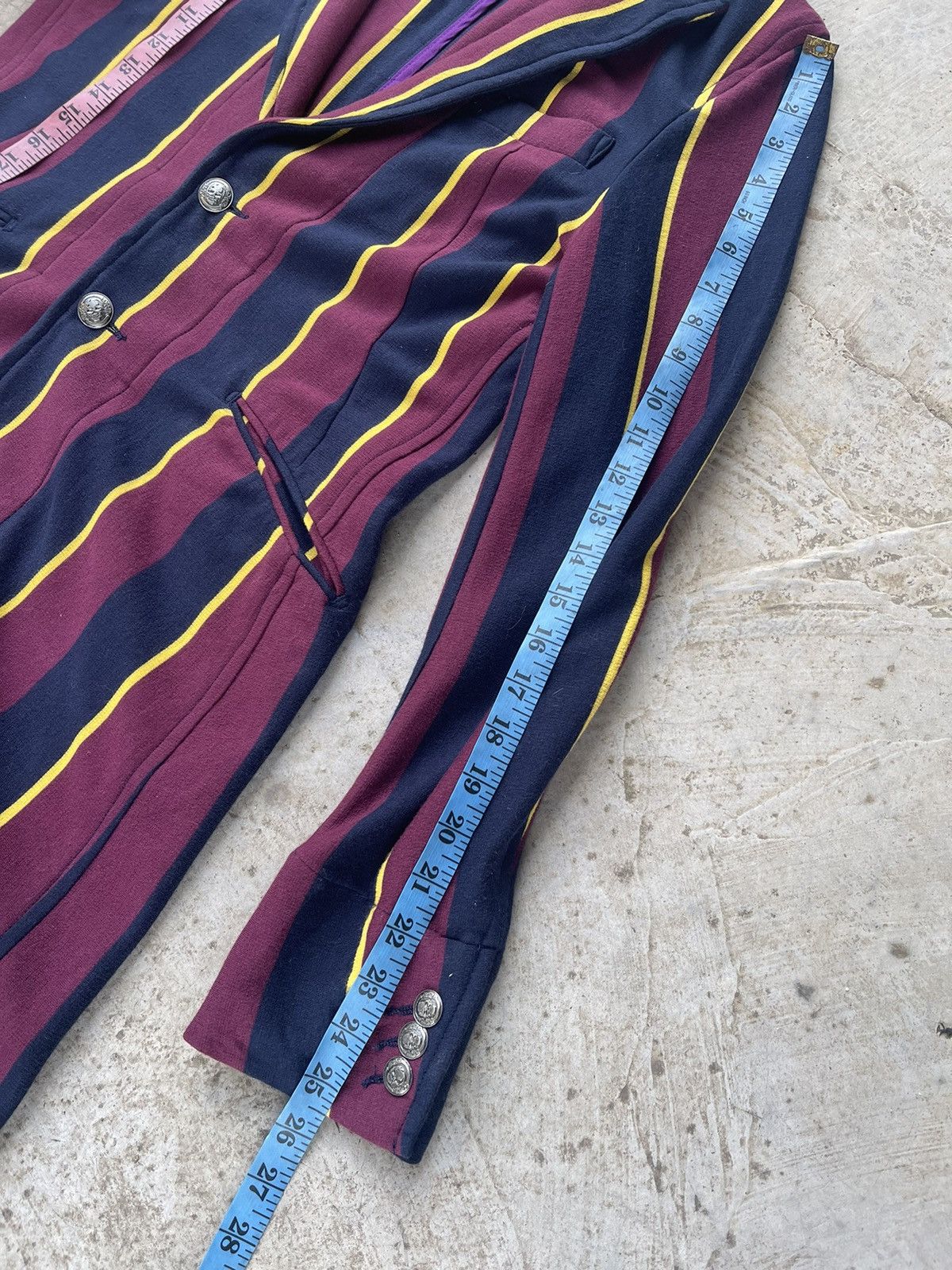 PPFM PPFM striped bondage long coat Size US M / EU 48-50 / 2 - 12 Thumbnail